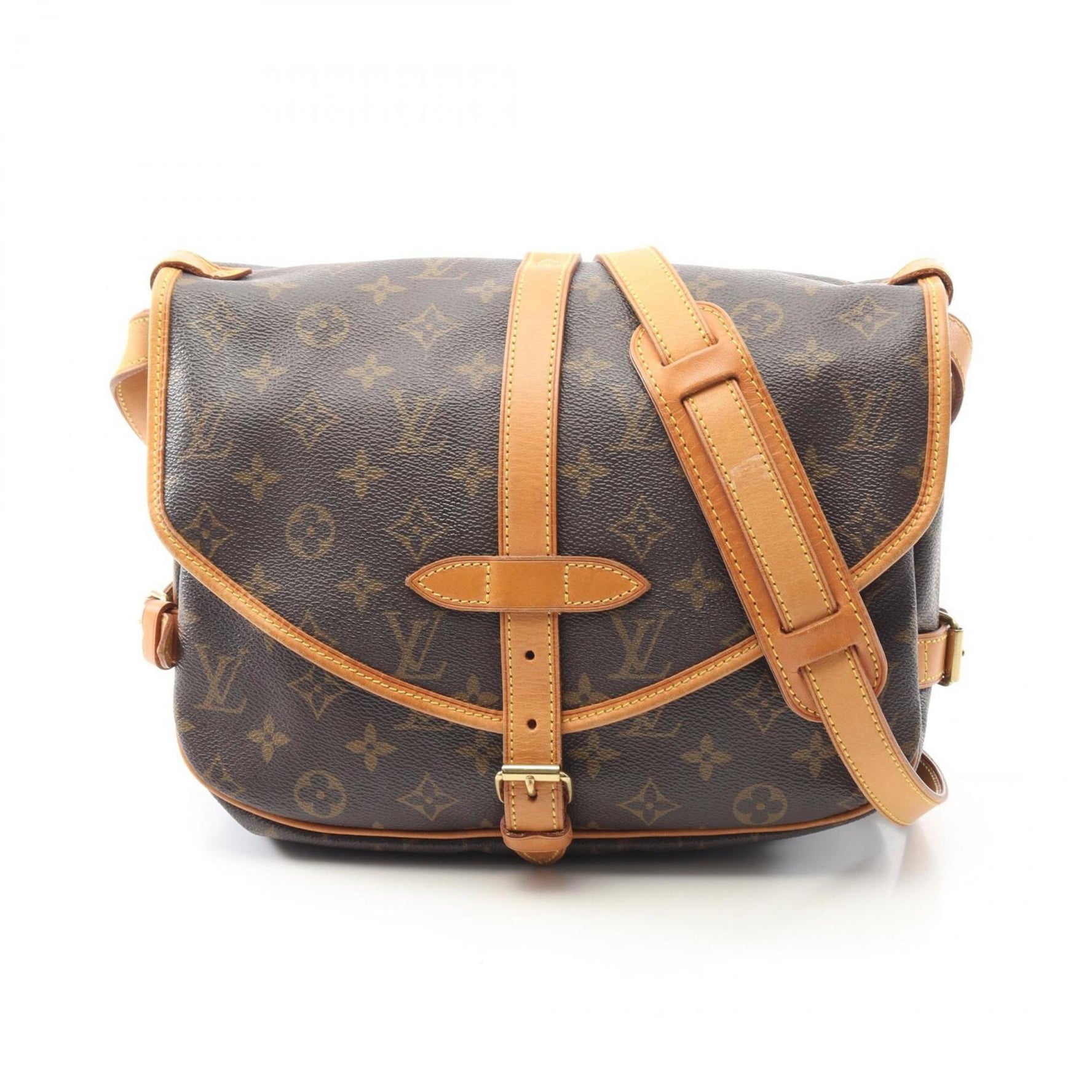 Louis Vuitton Saumur 30 Shoulder Bag, Coated Canvas and Leather, Monogram