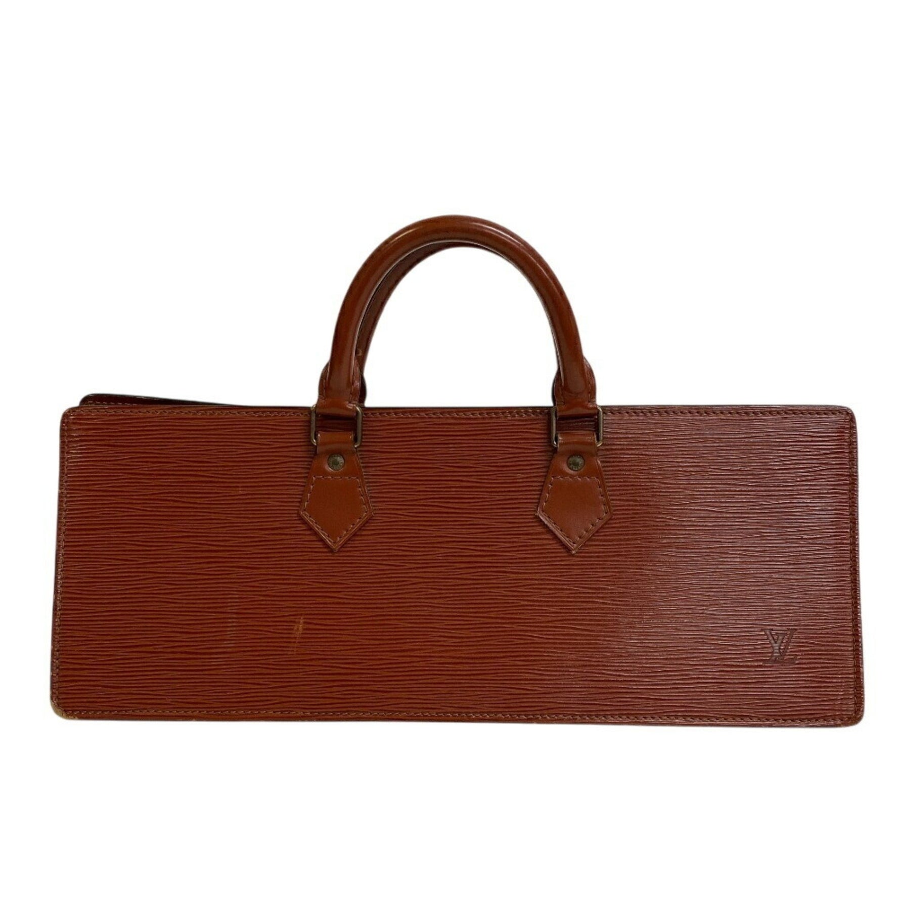LOUIS VUITTON M52093 Sac Triangle Tote Bag, Epi Leather, Brown, Unisex