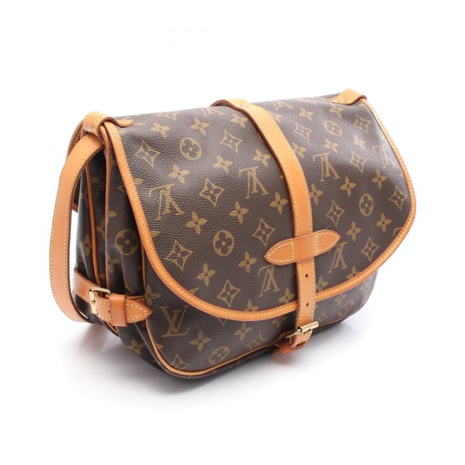 Louis Vuitton Saumur 30 Shoulder Bag, Coated Canvas and Leather, Monogram