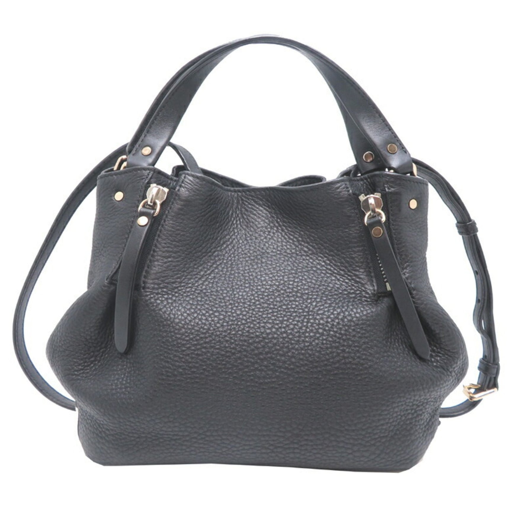 Burberry 2way bag, women's shoulder 3963675, leather, black