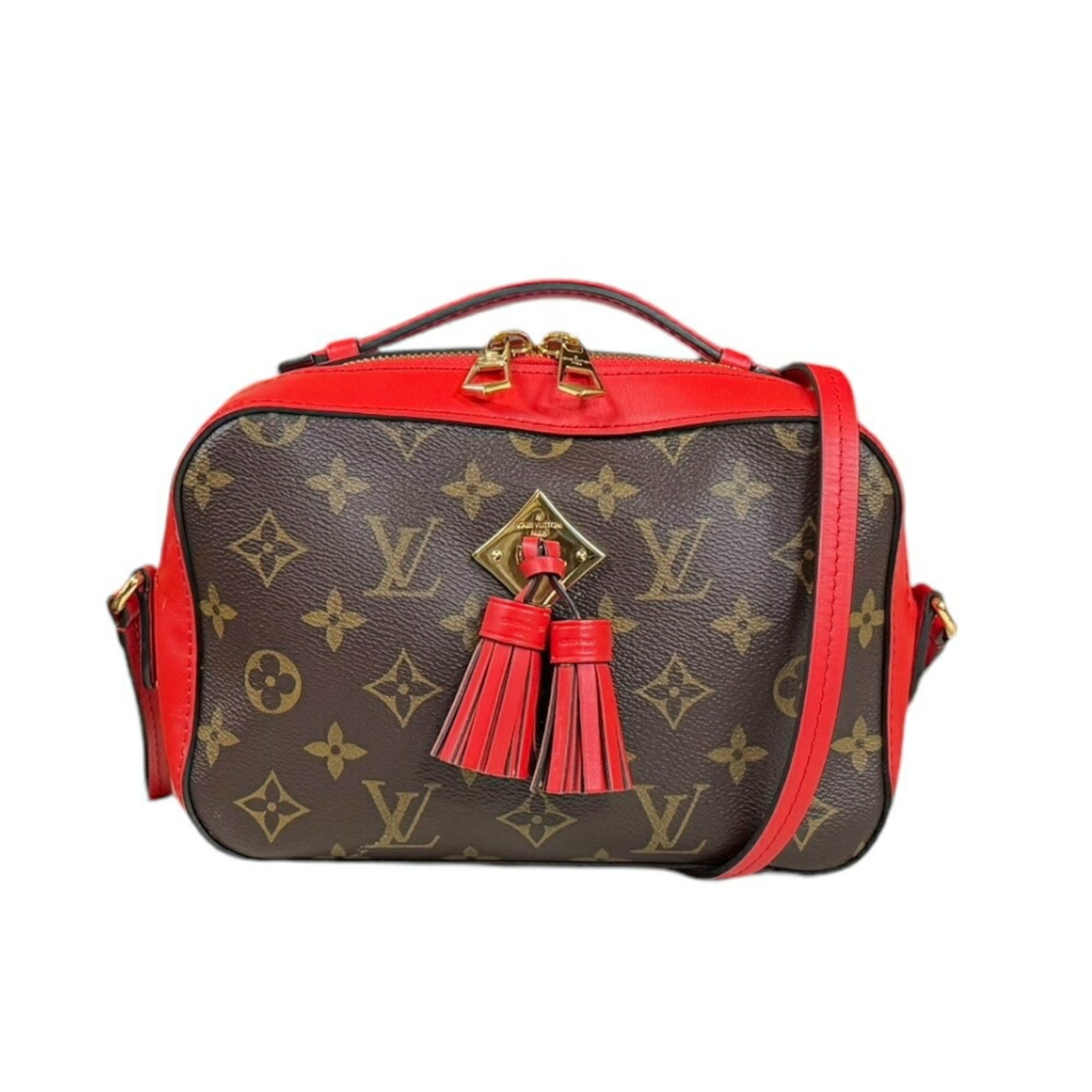Louis Vuitton Saintonge Monogram Shoulder Bag Canvas M43556 Brown Women's LOUIS VUITTON