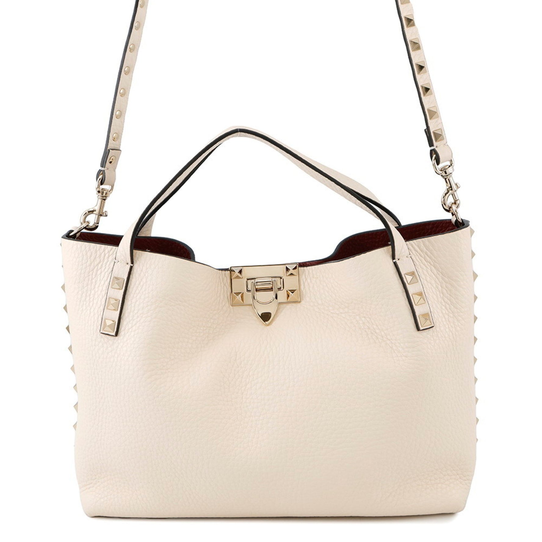 Valentino Garavani Rockstud Leather Handbag VALENTINO
