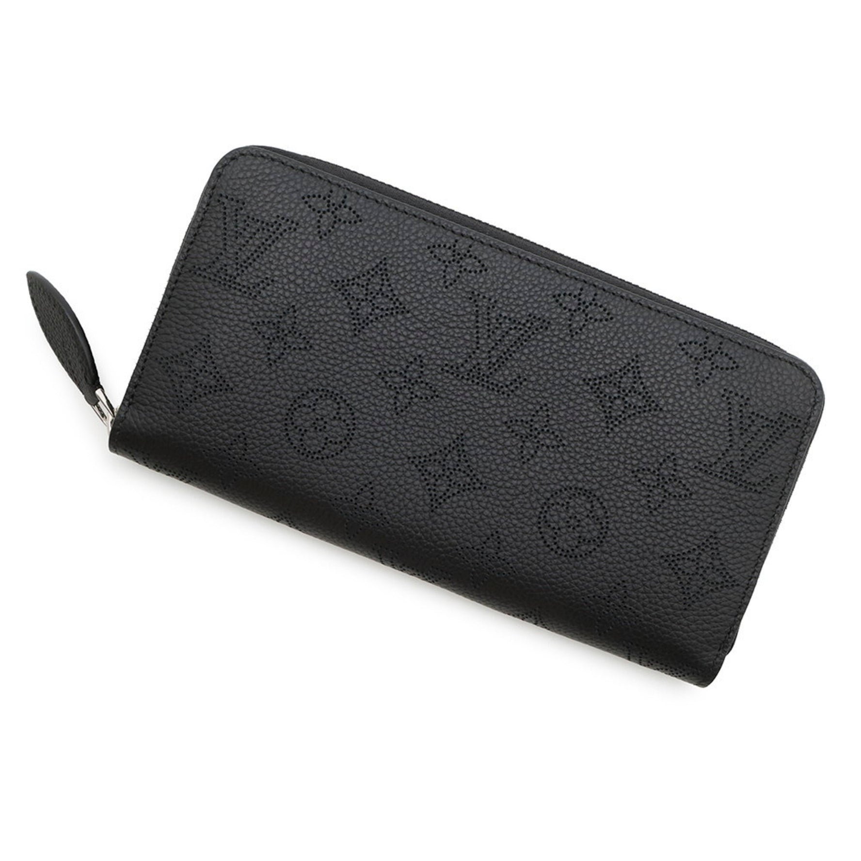 Louis Vuitton Monogram Mahina Zippy Wallet Black