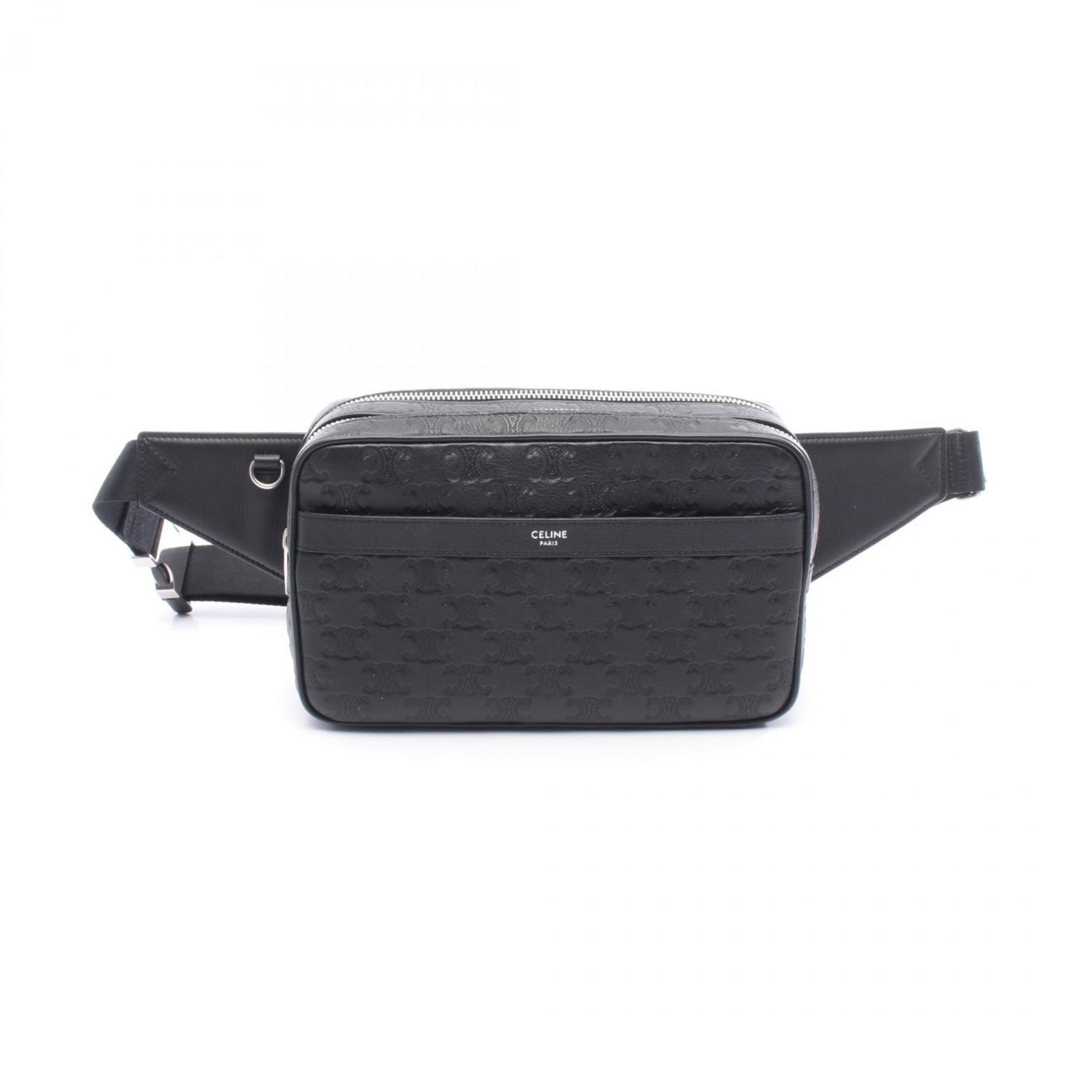 Celine Triomphe belt bag, waist body leather