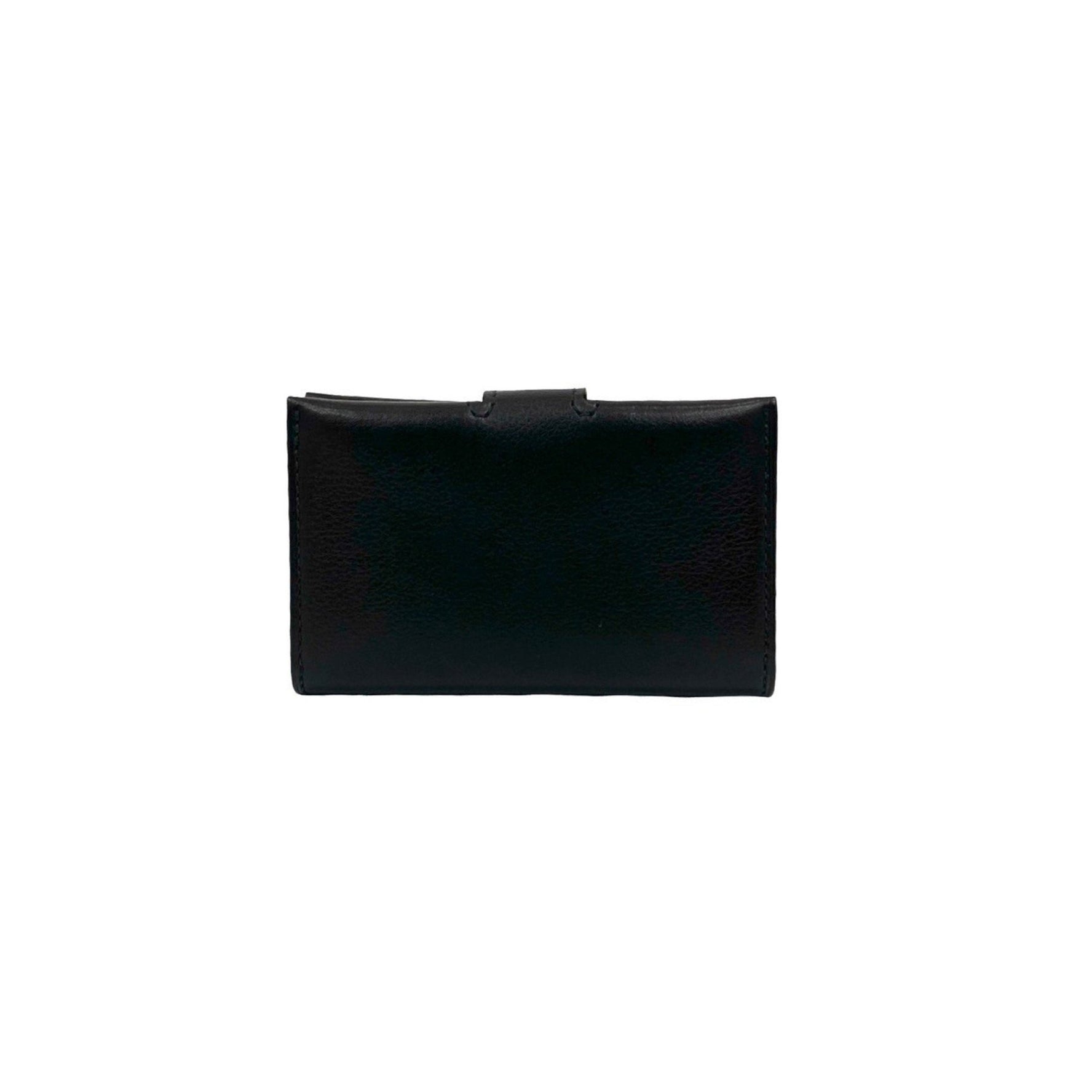 Unused, stored item, B engraved, HERMES RMS bifold leather card case, business holder, pass
