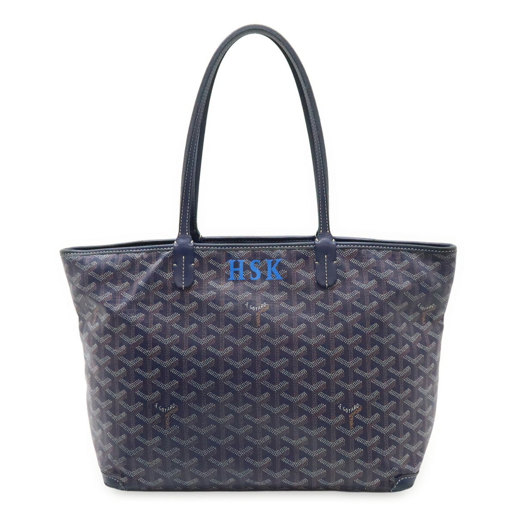 GOYARD Artois PM Tote Bag Shoulder PVC Leather with Initial Print