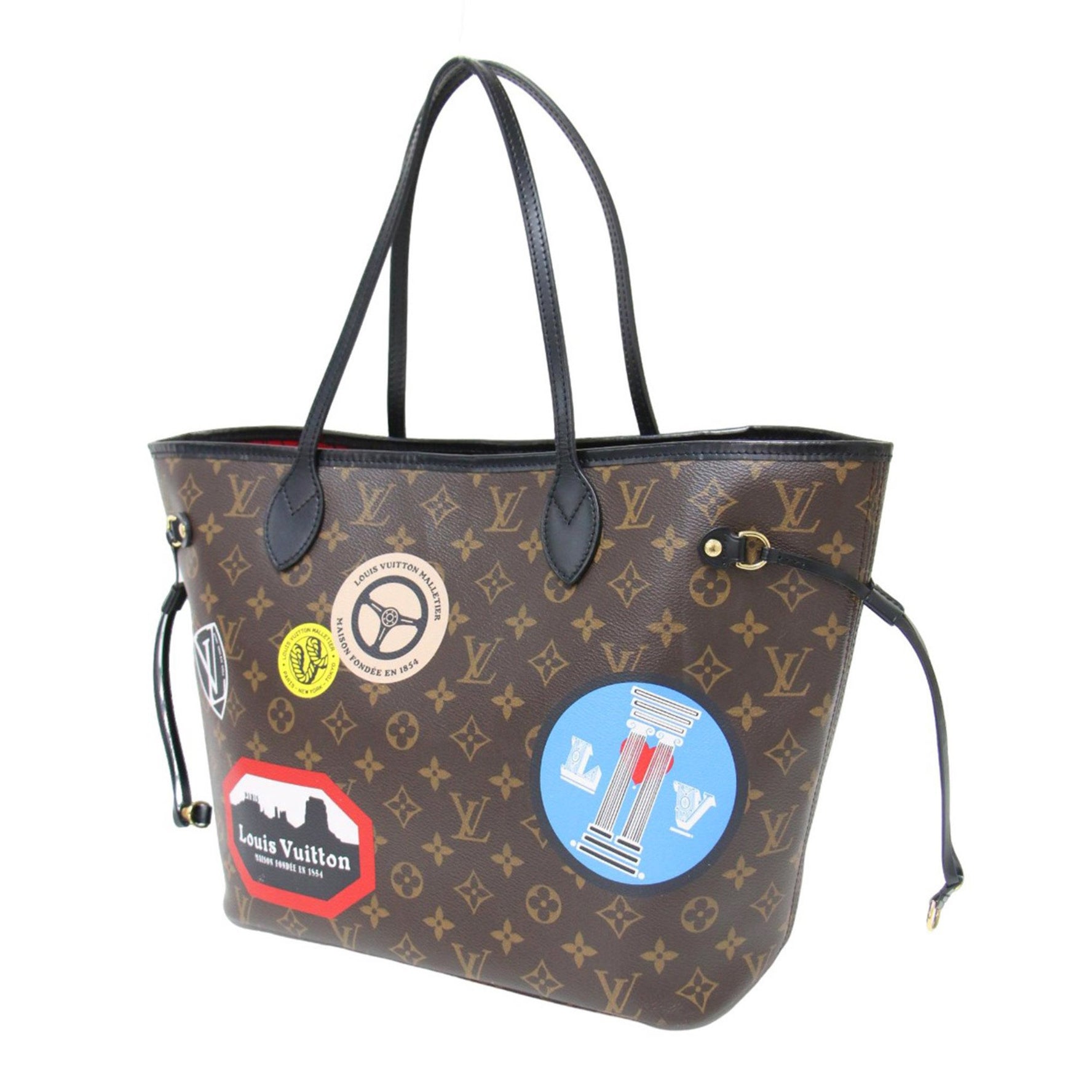 LOUIS VUITTON Louis Vuitton My Monogram World Tour Neverfull MM Tote Bag M42844 Shoulder Canvas Brown