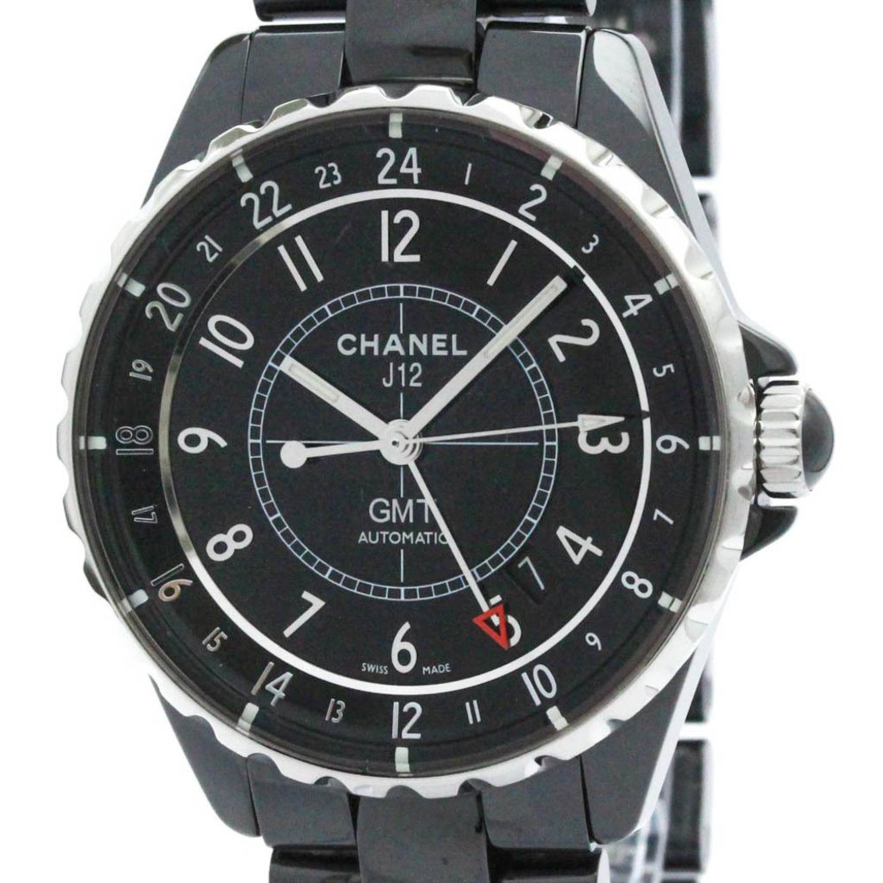 Polished CHANEL GMT Ceramic Automatic Watch