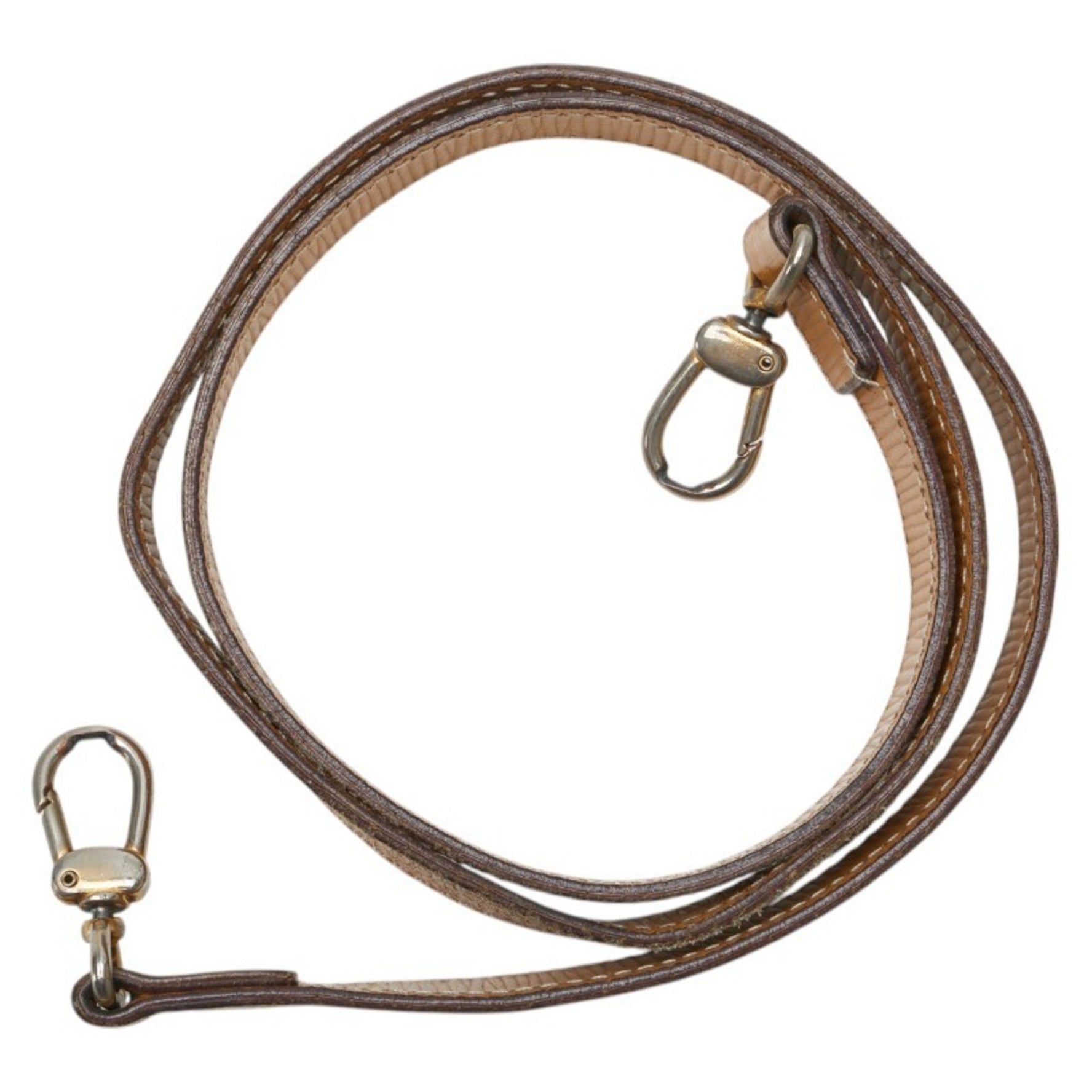 Fendi Shoulder Strap Brown Leather Women's FENDI