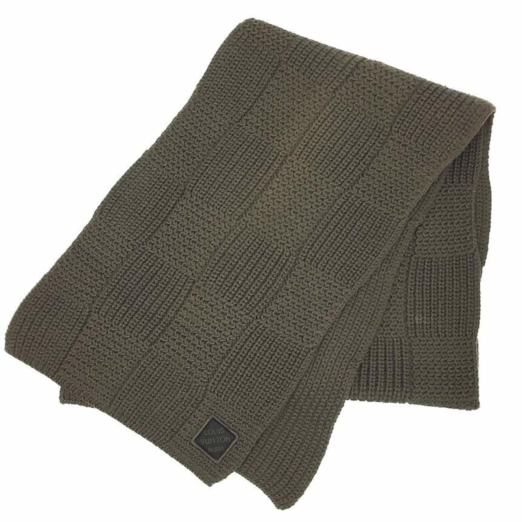 Louis Vuitton Echarpe Damier Scarf 100% Wool Men's