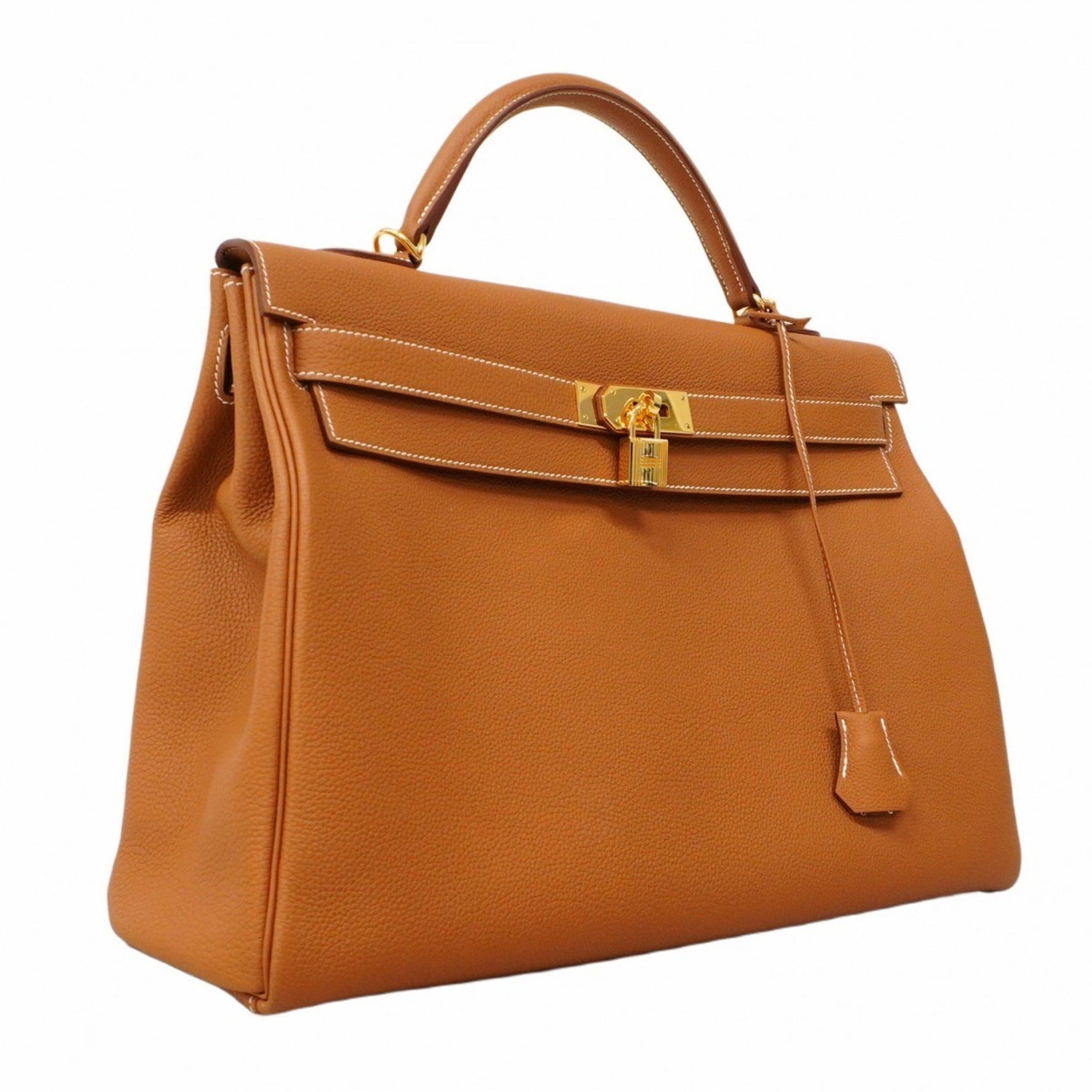 Hermes Kelly 40 Togo Handbag with B Stamp