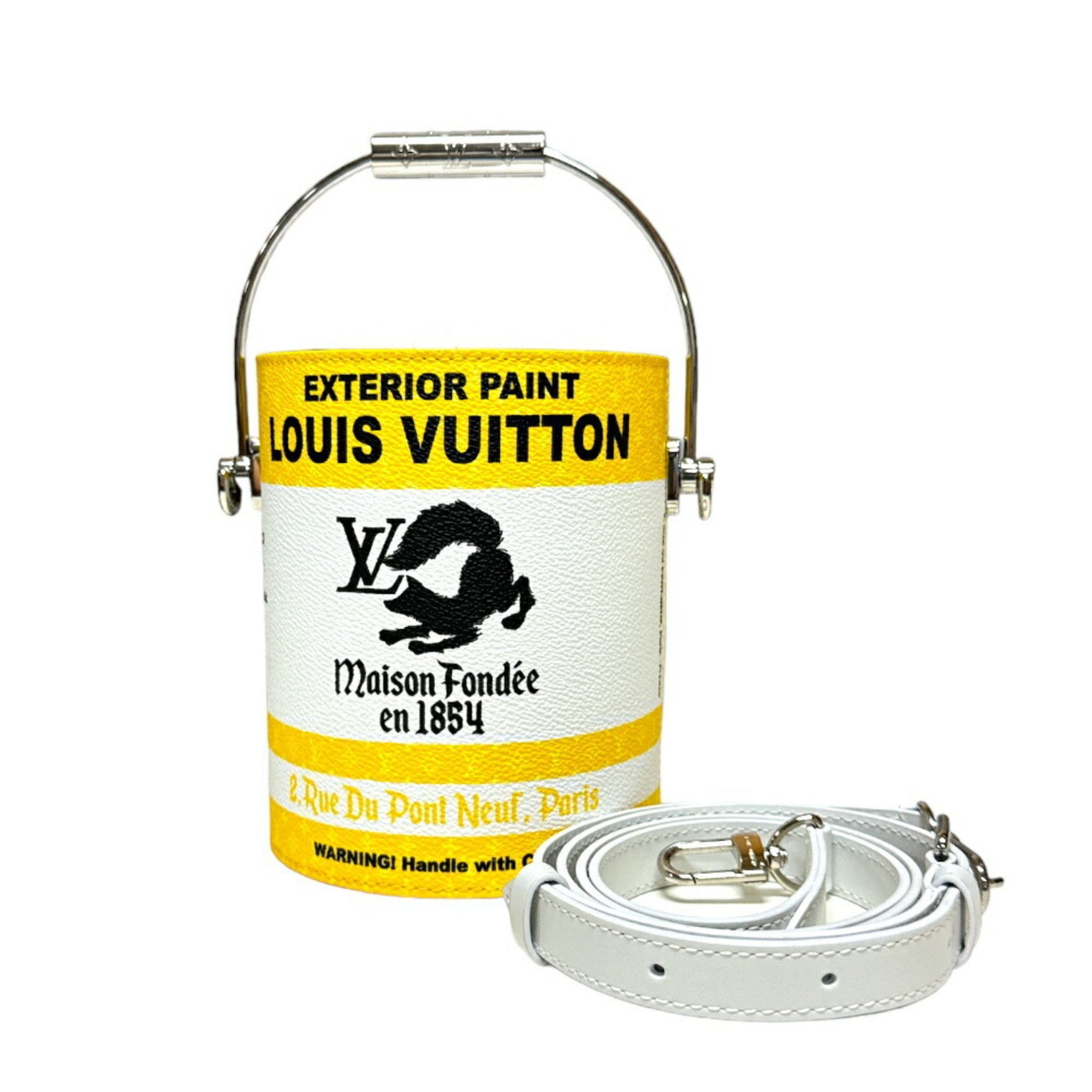 Louis Vuitton Paint Can Shoulder Bag Monogram Canvas Yellow Unisex LOUIS VUITTON