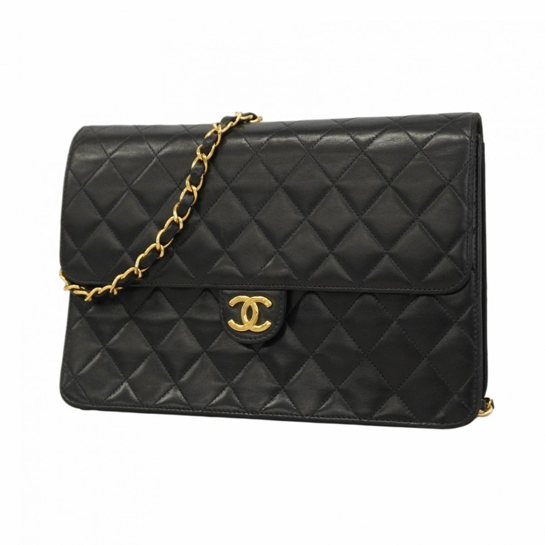 Chanel Matelasse Shoulder Bag with Chain Bag, Lambskin