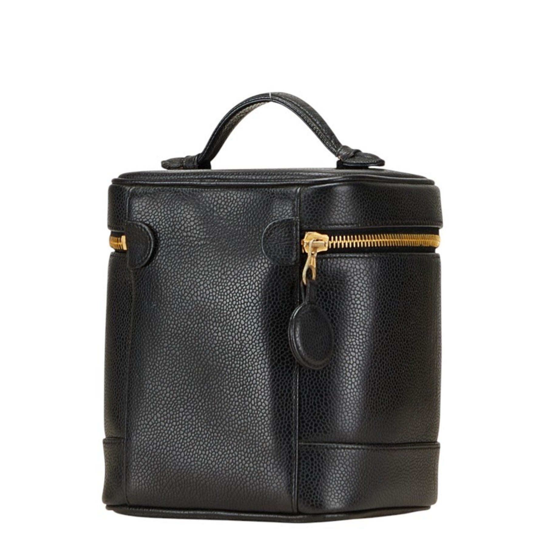 Chanel Coco Mark Vanity Bag, Makeup Pouch, Caviar Skin