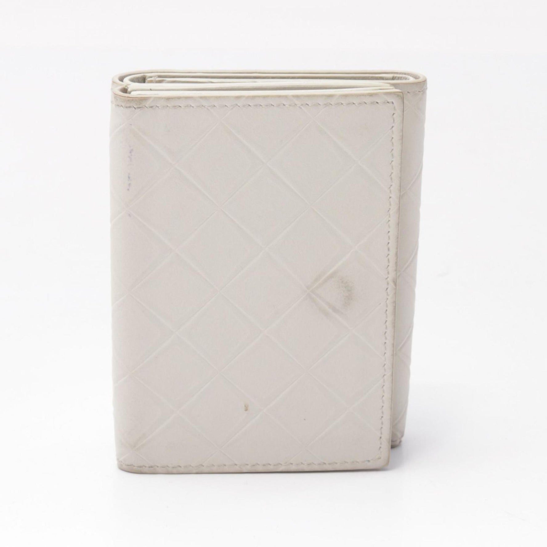 BOTTEGA VENETA Intrecciato Tri-fold Wallet Leather
