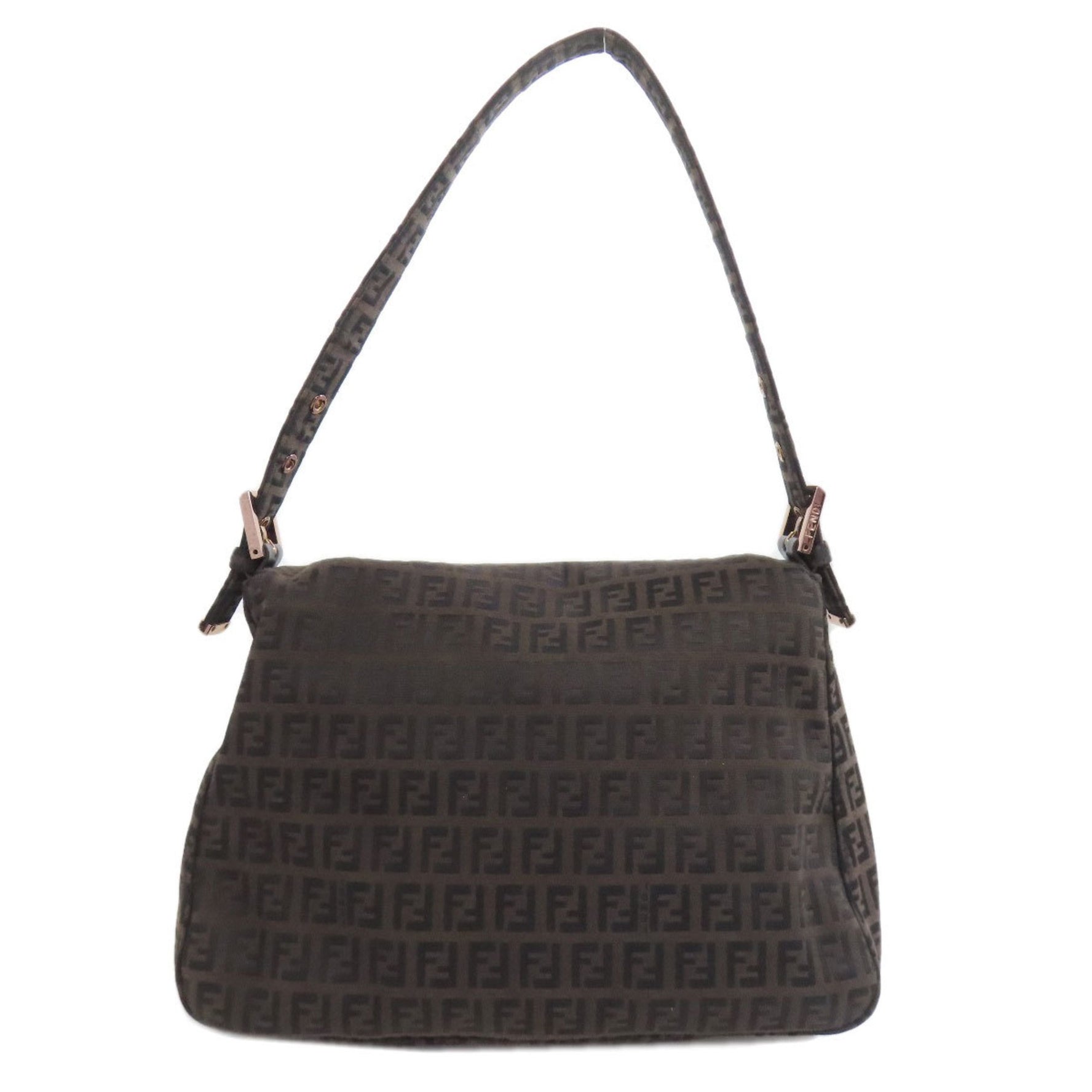 Fendi Zucca pattern canvas handbag