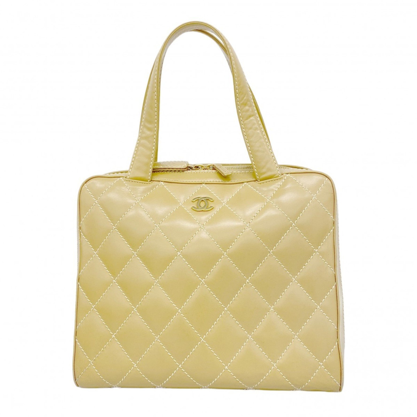 Chanel tote bag in wild stitch lambskin