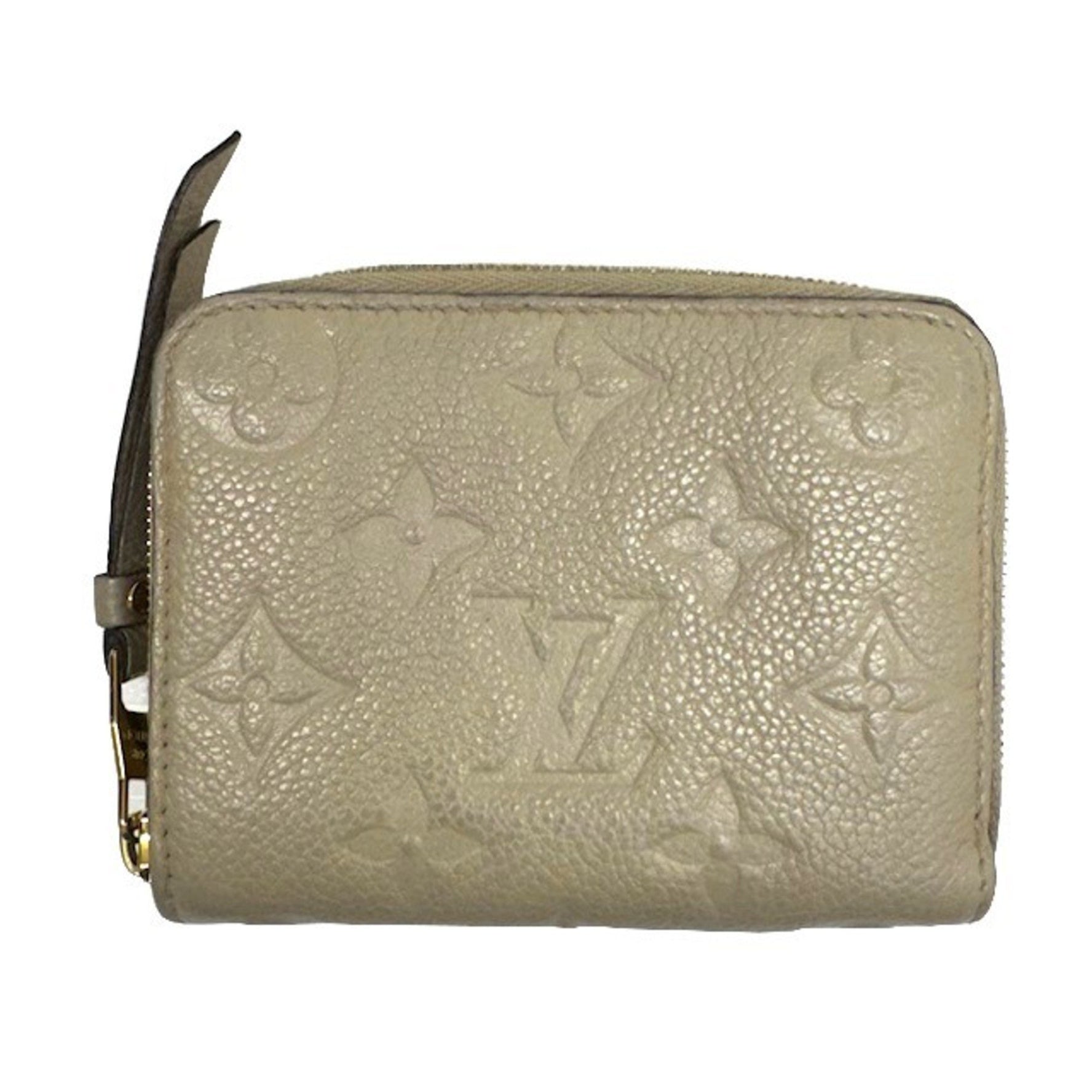 Louis Vuitton LOUIS VUITTON Wallets and coin cases Monogram Empreinte Zippy Coin Purse Beige Greige Tourterelle Men's Women's M68696 TS2114