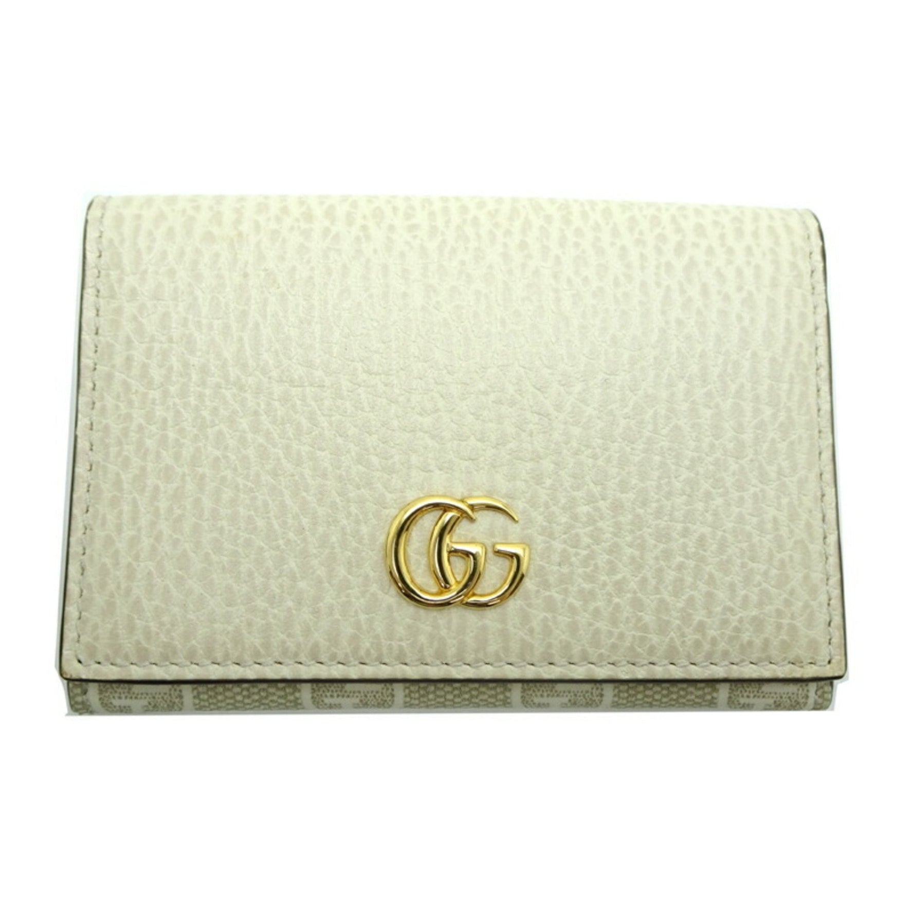 Gucci Women's Business Card Case PVC White