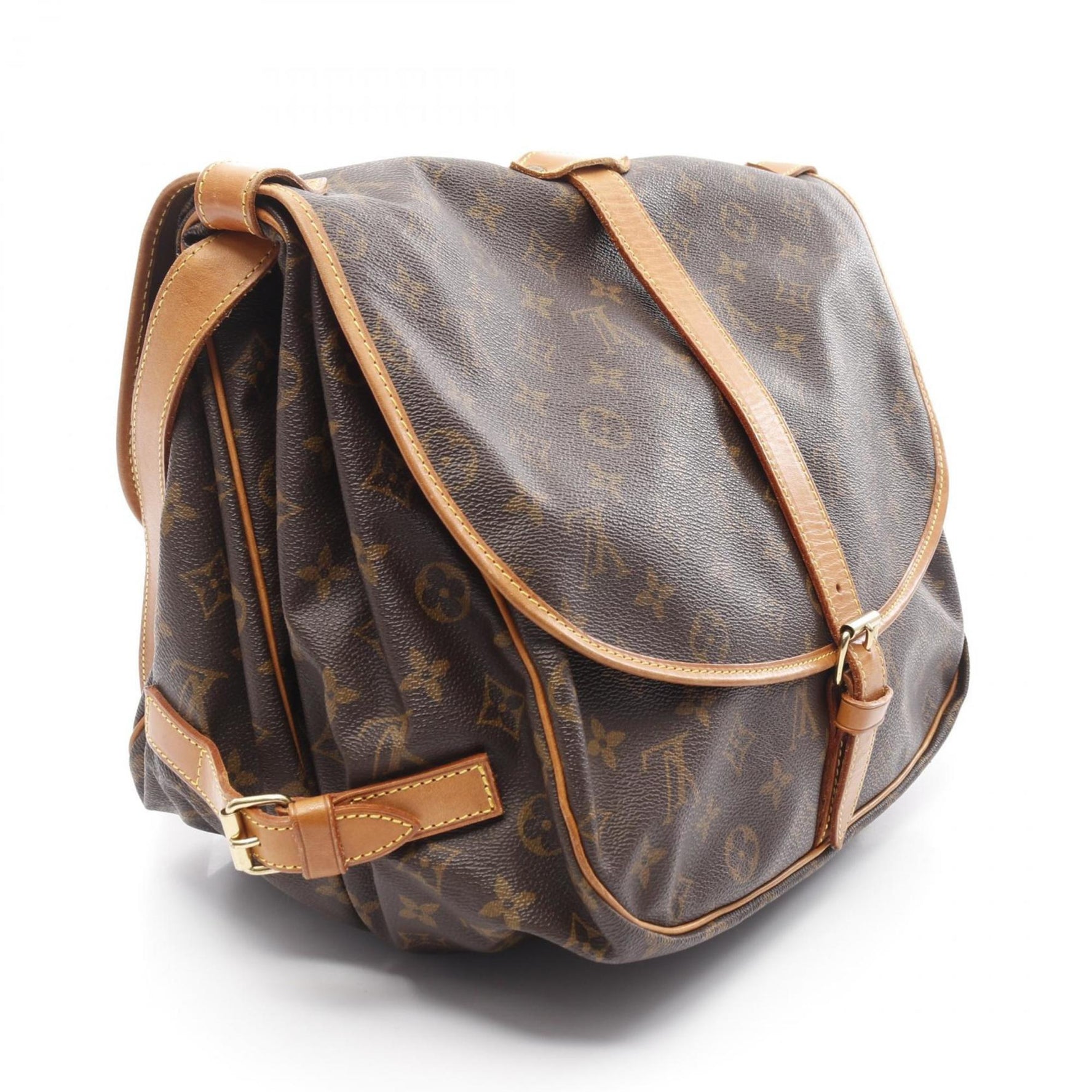 Louis Vuitton Saumur 35 Shoulder Bag, Coated Canvas and Leather, Monogram
