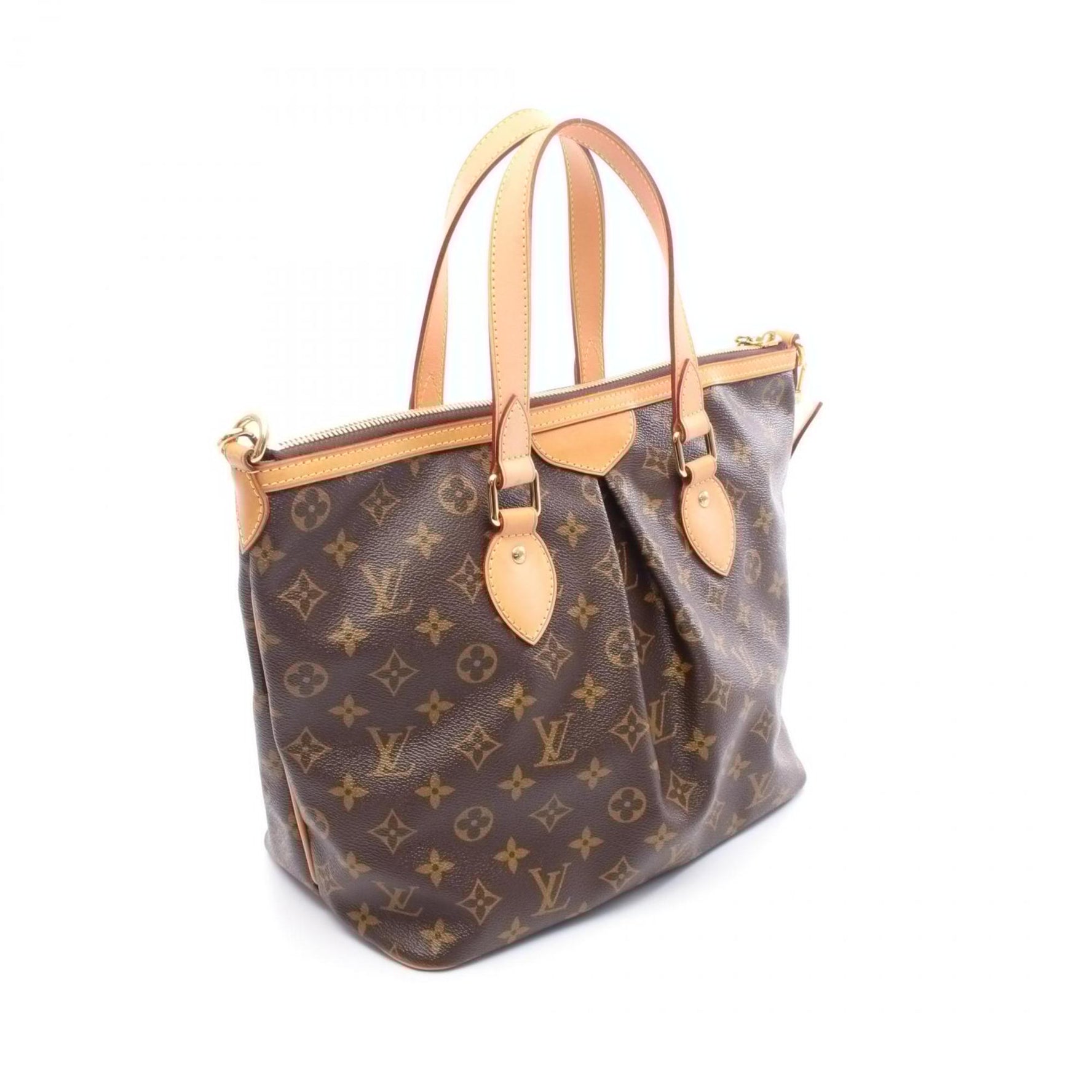 Louis Vuitton Palermo PM Monogram Handbag, Coated Canvas and Leather