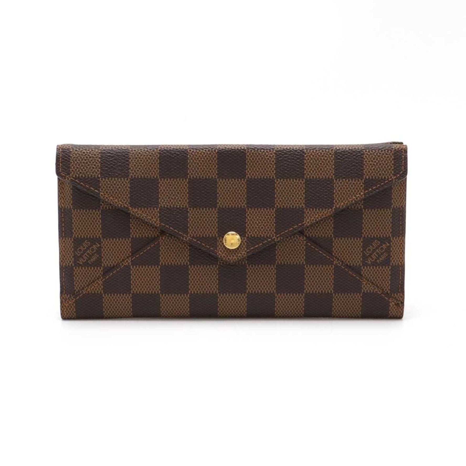 LOUIS VUITTON Damier Portefeuille Origami Long Bi-fold Wallet N63097