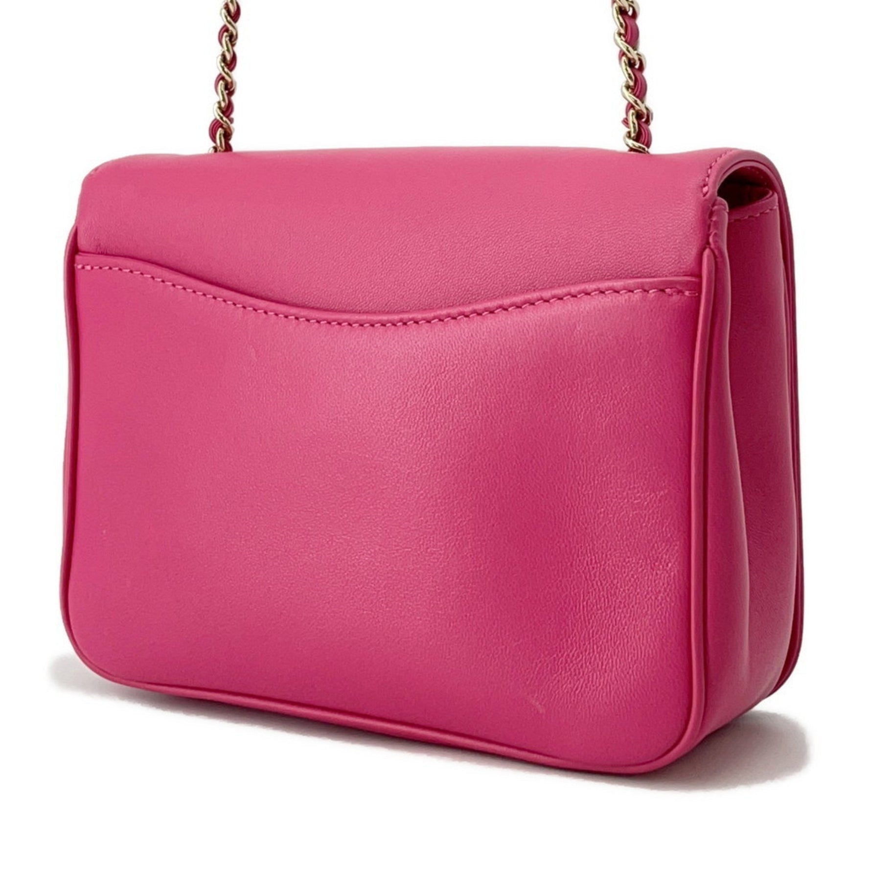 Chanel Chain Shoulder Bag with Coco Mark Lambskin