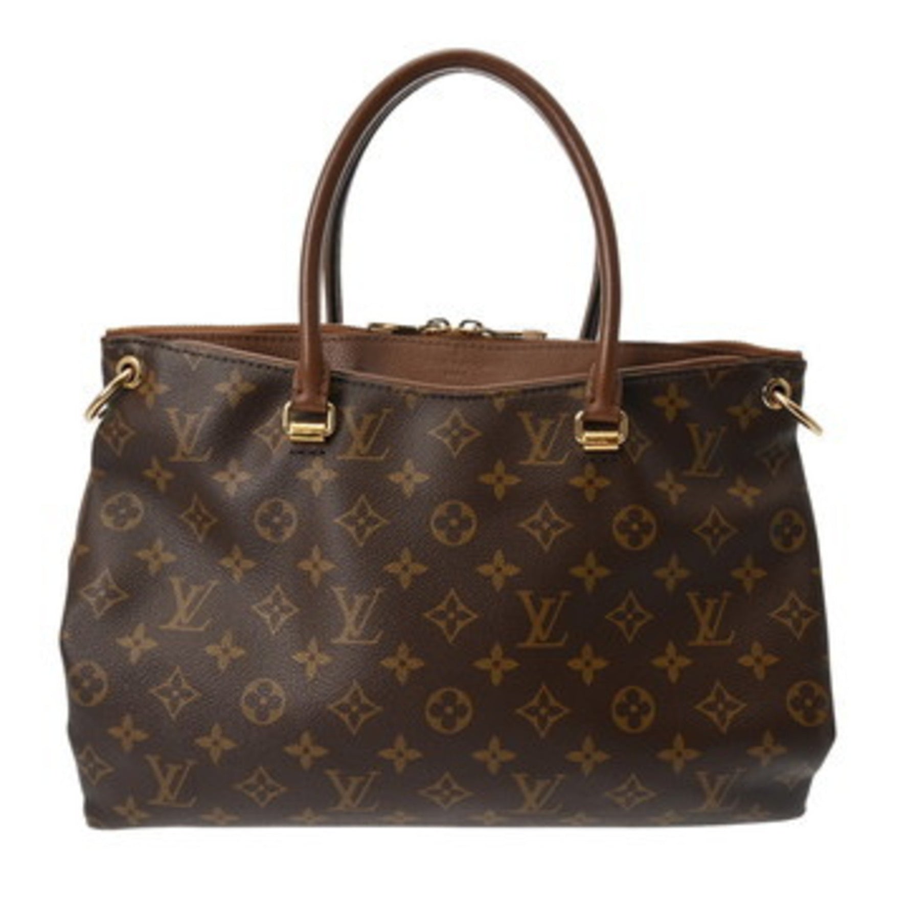 LOUIS VUITTON Monogram Pallas MM Canvas Handbag