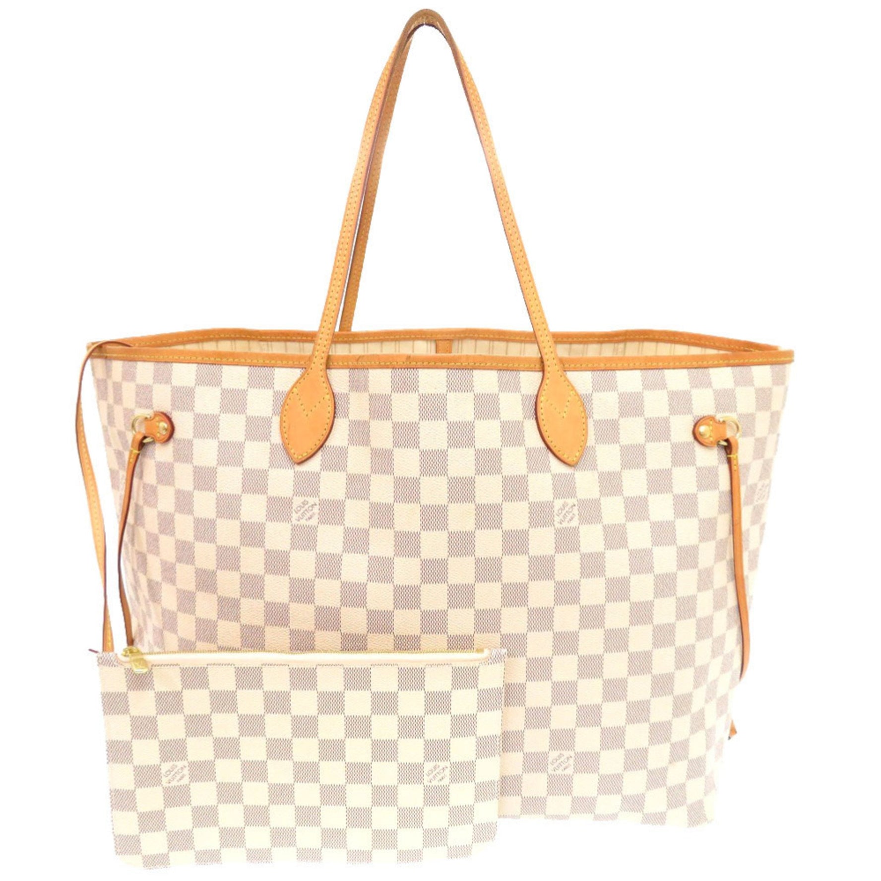 Louis Vuitton Neverfull GM Damier Azur Tote Bag with Pouch LV 0289 LOUIS VUITTON