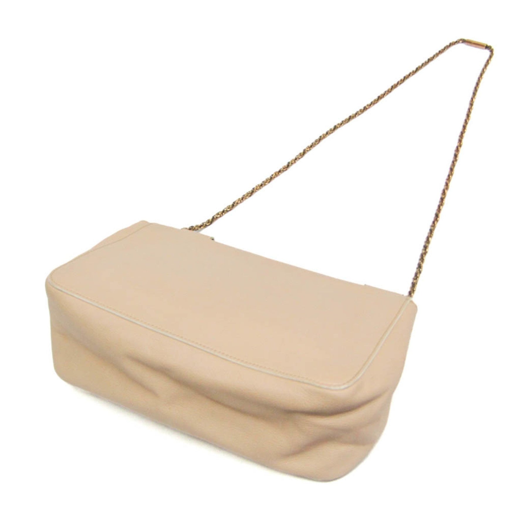 Chloé Elsie Leather Shoulder Bag Light Beige