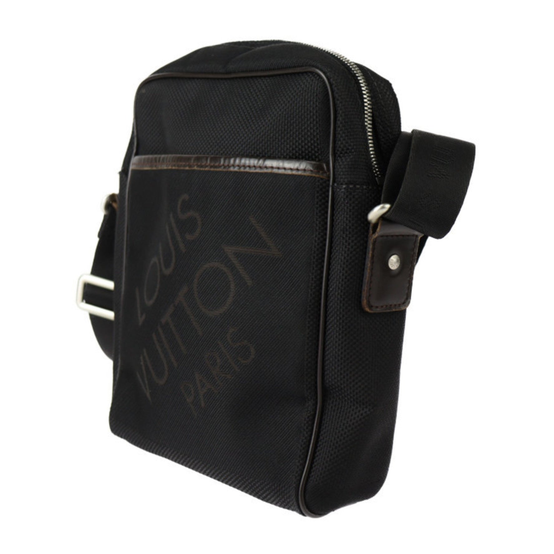 Louis Vuitton Citadan NM Shoulder Bag Damier Geant Canvas Leather Black Brown