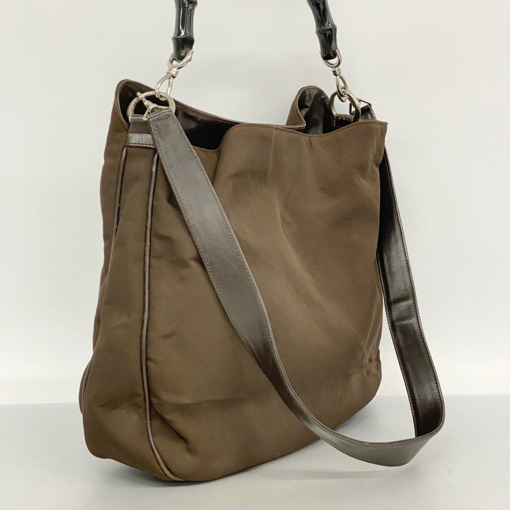 Gucci Bamboo 001 1577 Handbag, Canvas, Bag