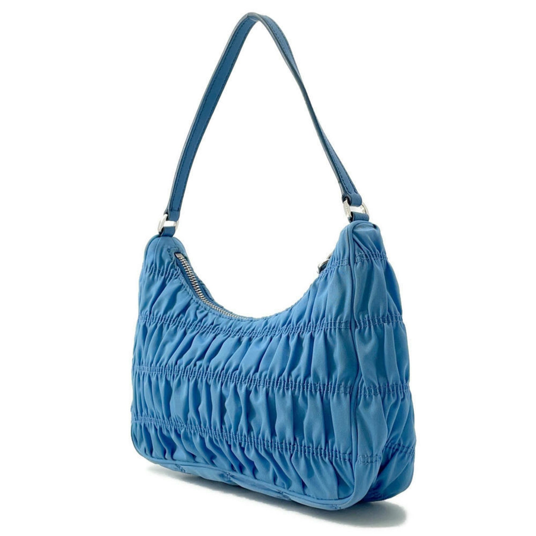 Prada Shoulder Bag Gathered Nylon 1NE204 PRADA Bags