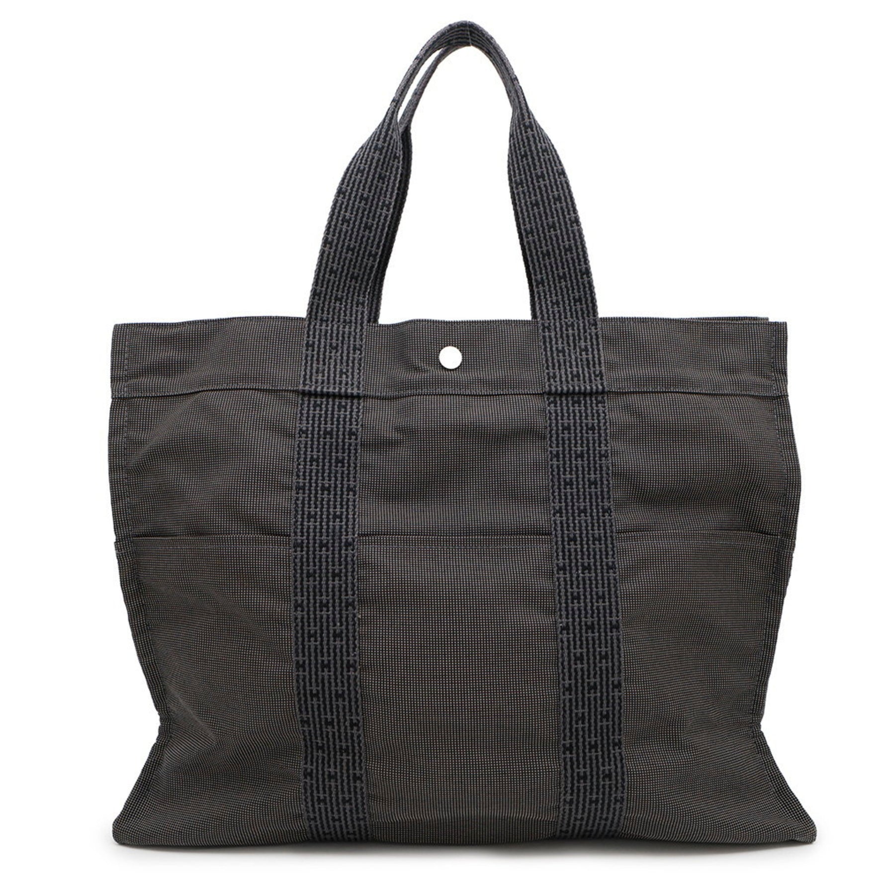 Hermes Air Line Tote GM Canvas Handbag Bag