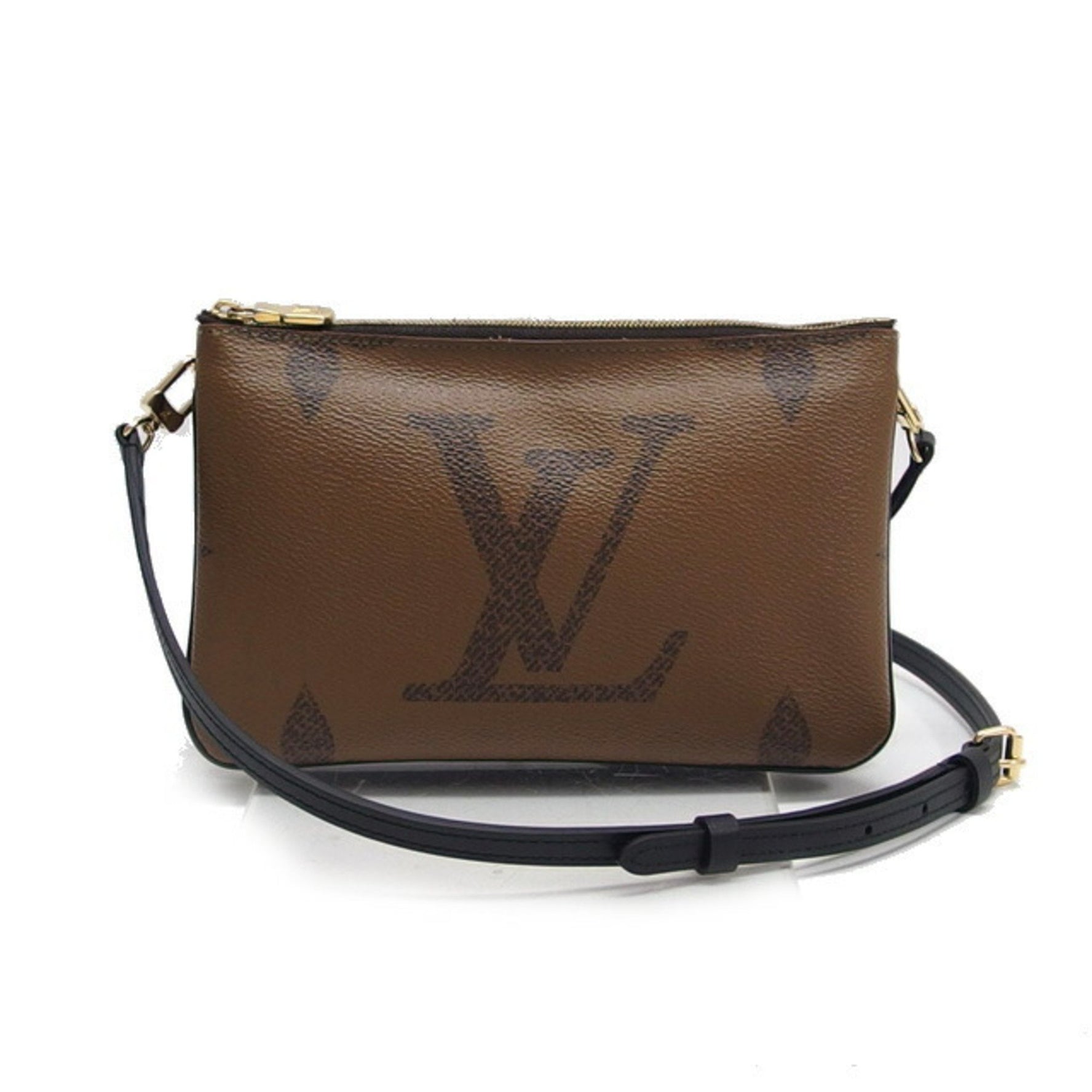 Louis Vuitton Shoulder Bag Monogram Giant Reverse Pochette Double Zip