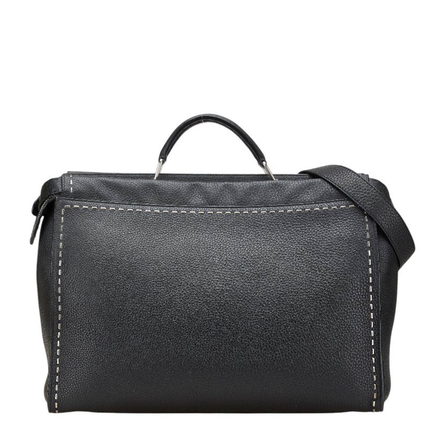 Fendi Peekaboo Handbag/Shoulder Bag, Leather