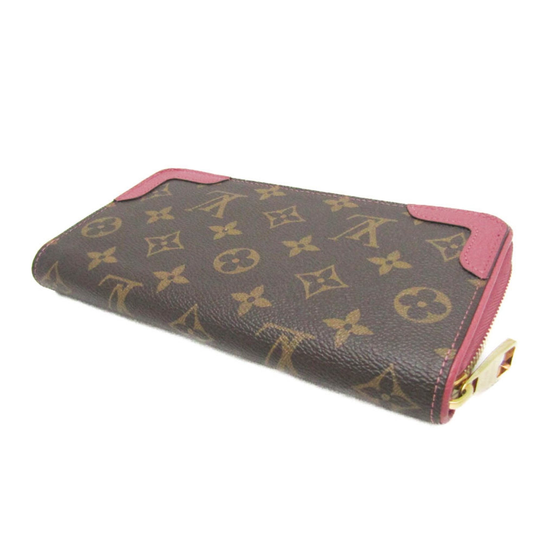 Louis Vuitton Monogram Retiro Zippy Wallet M64151 Women's Monogram Long Wallet (bi-fold) Monogram,Rose Pink