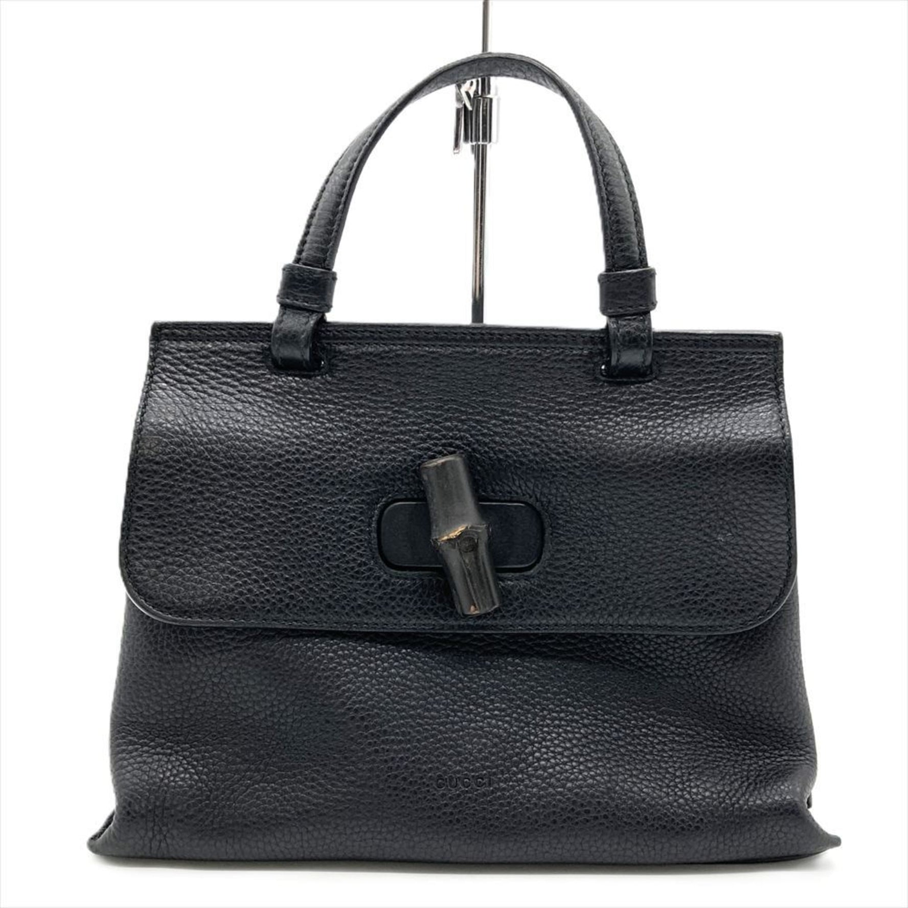 Gucci Daily Bamboo Handbag Leather