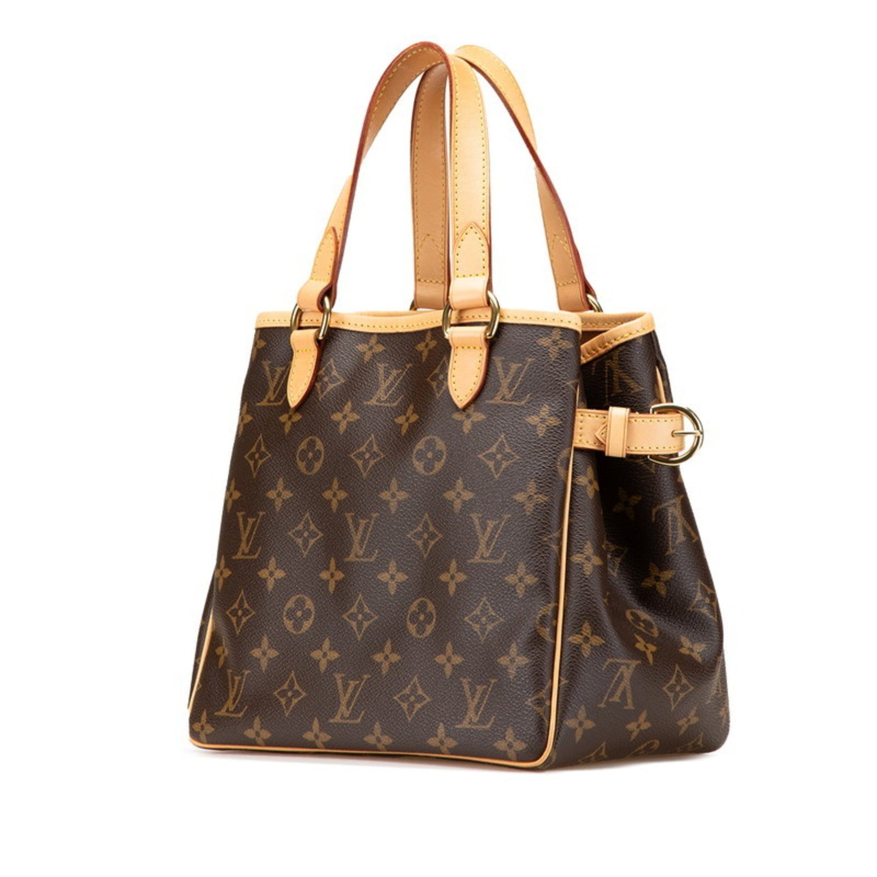 Louis Vuitton Monogram Batignolles Handbag Leather LOUIS VUITTON
