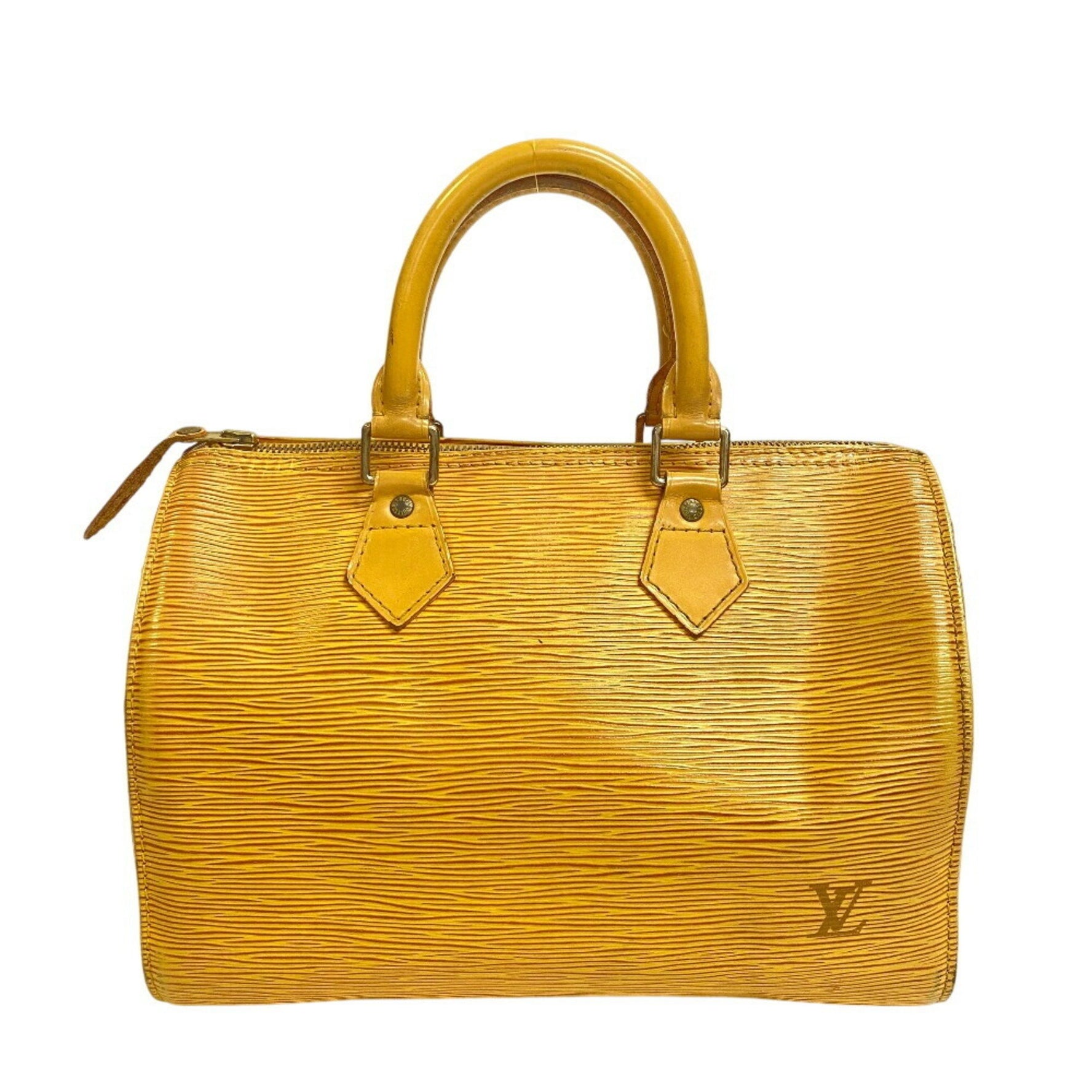 LOUIS VUITTON M43019 Speedy 25 Boston Bag, Epi Leather, Yellow, Women's