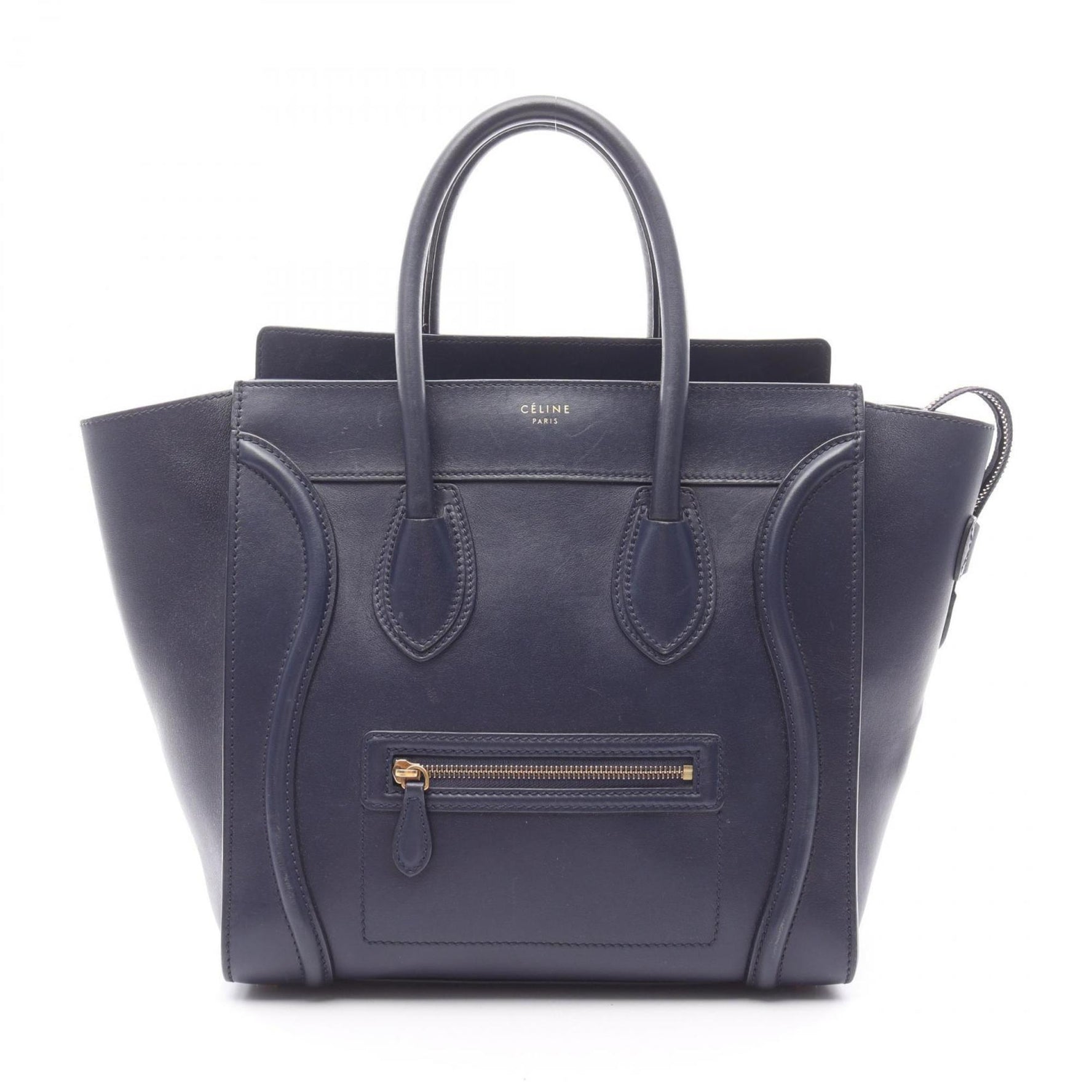Celine Luggage Mini Shopper Handbag, Leather