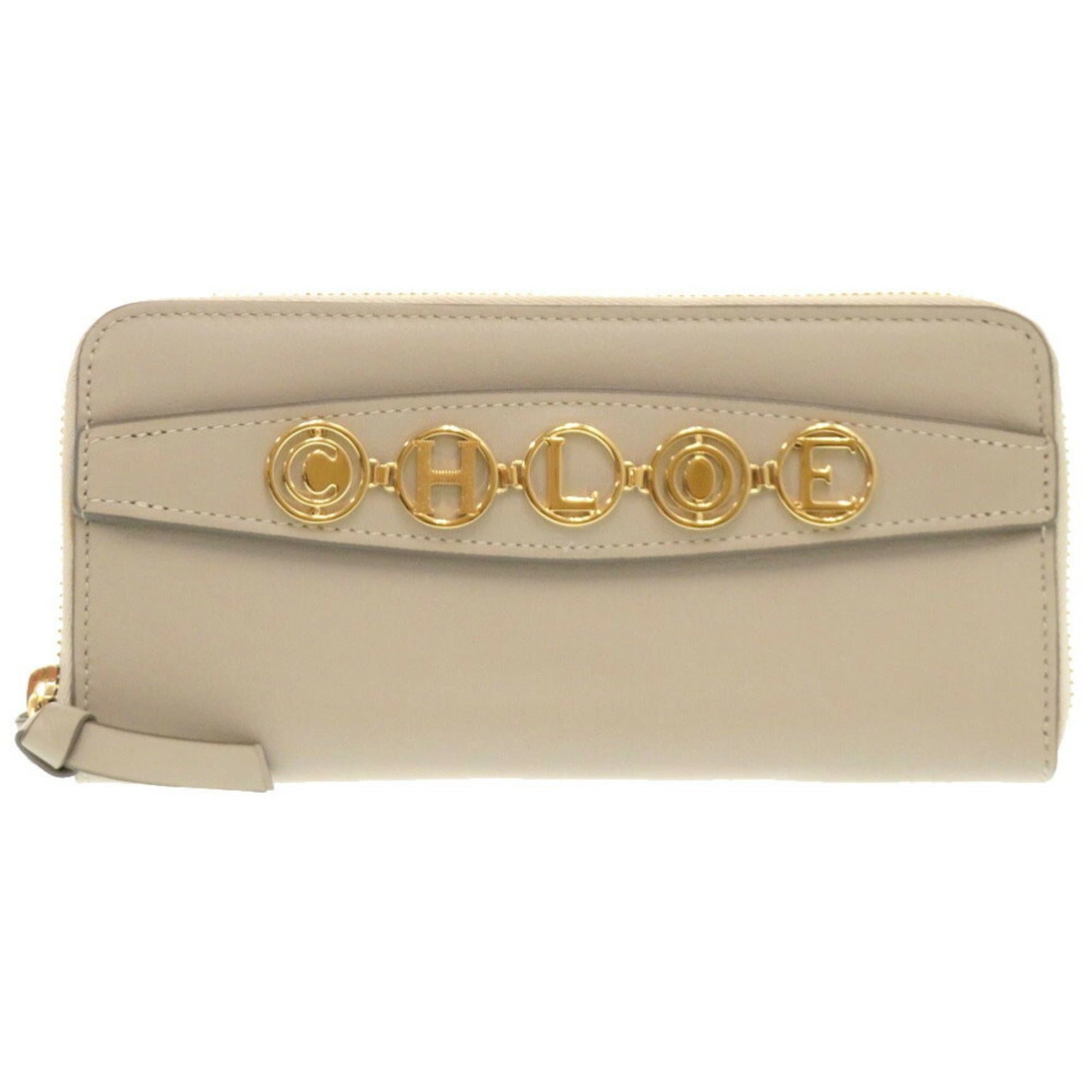 Chloé Chloe Leather Round Long Wallet 2071