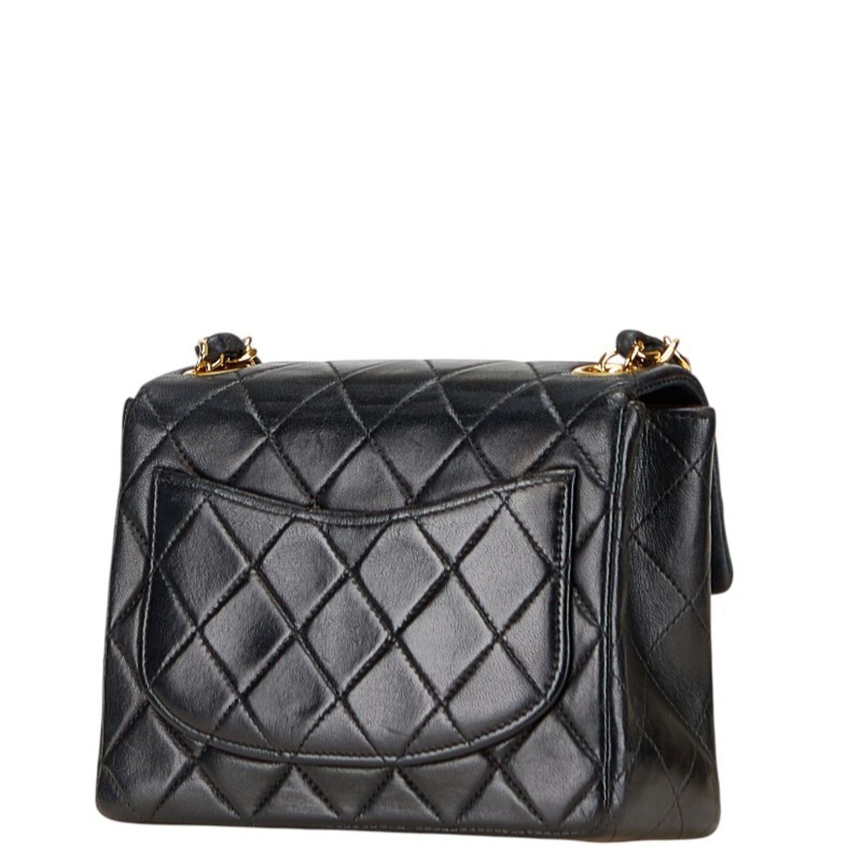 CHANEL Mini Matelasse Coco Mark Chain Shoulder Bag in Lambskin