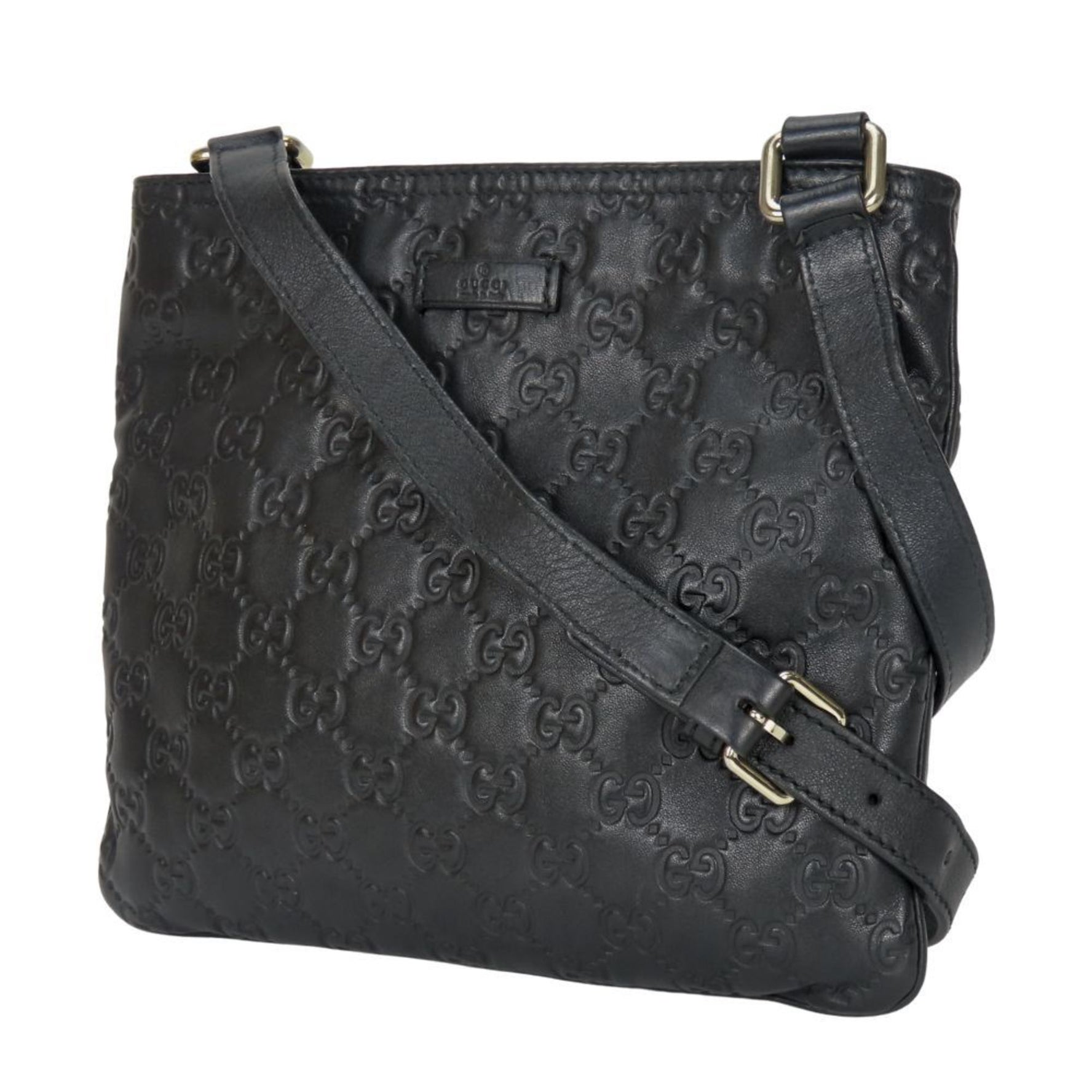 Gucci Shoulder Bag Guccissima Leather