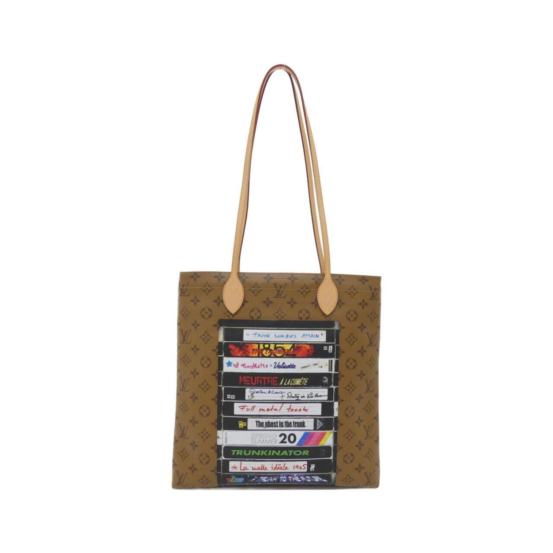 Louis Vuitton Monogram Video Tape Carry It Handbag