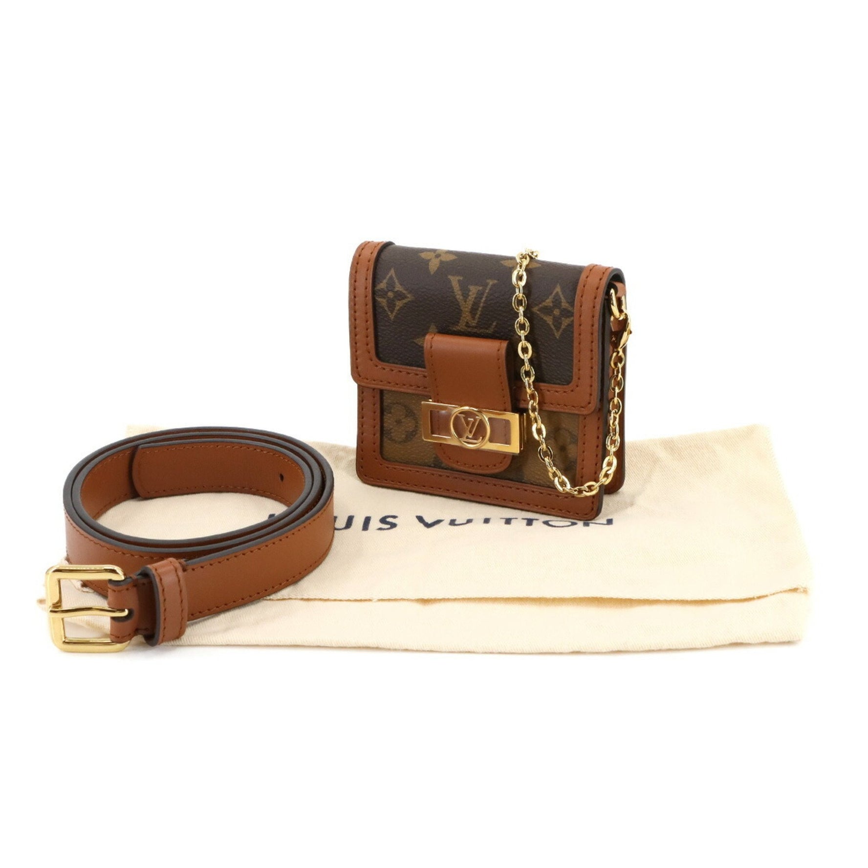 Louis Vuitton Monogram Reverse Bumbag Dauphine BB Shoulder/Waist Bag