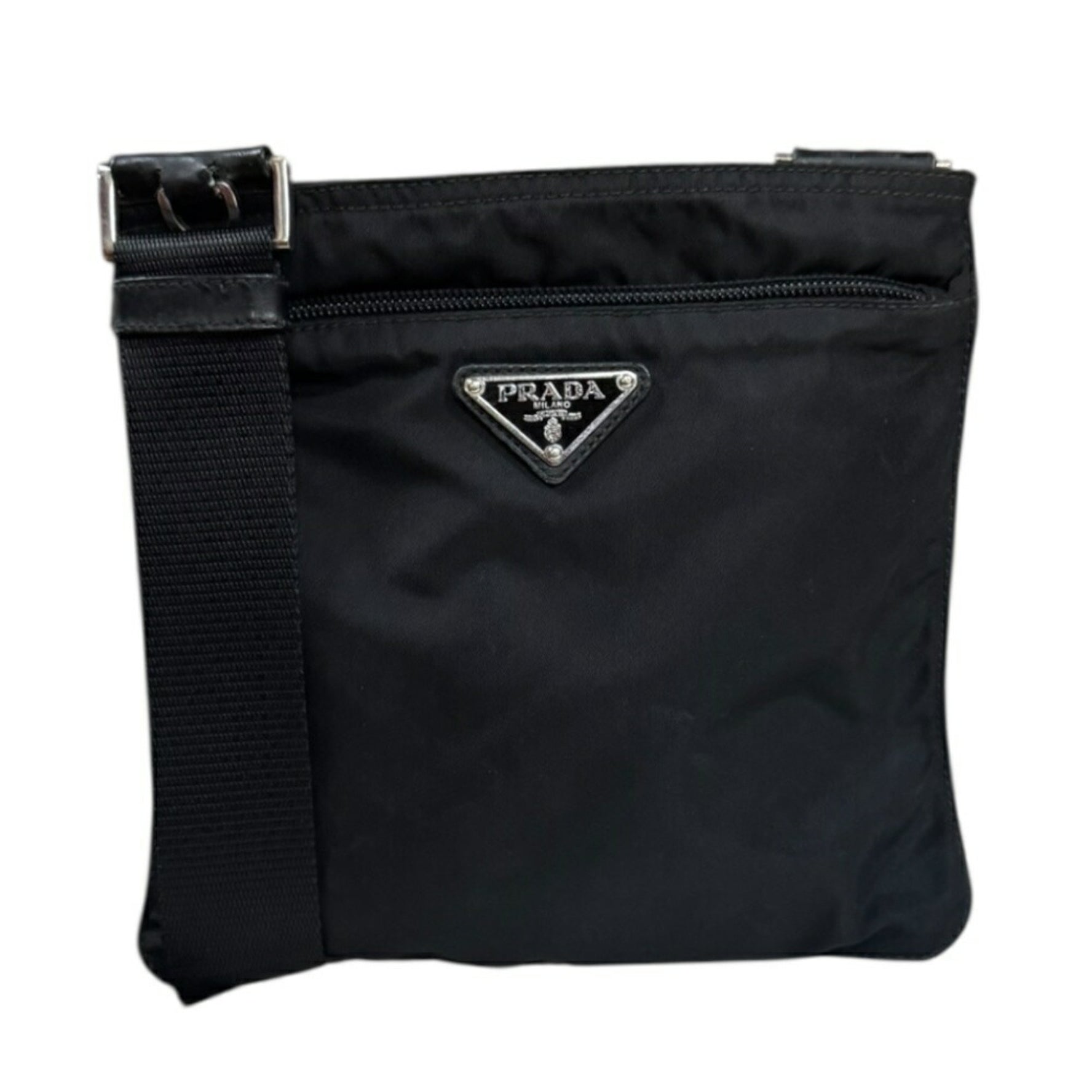Prada Shoulder Bag Nylon Black Women's PRADA