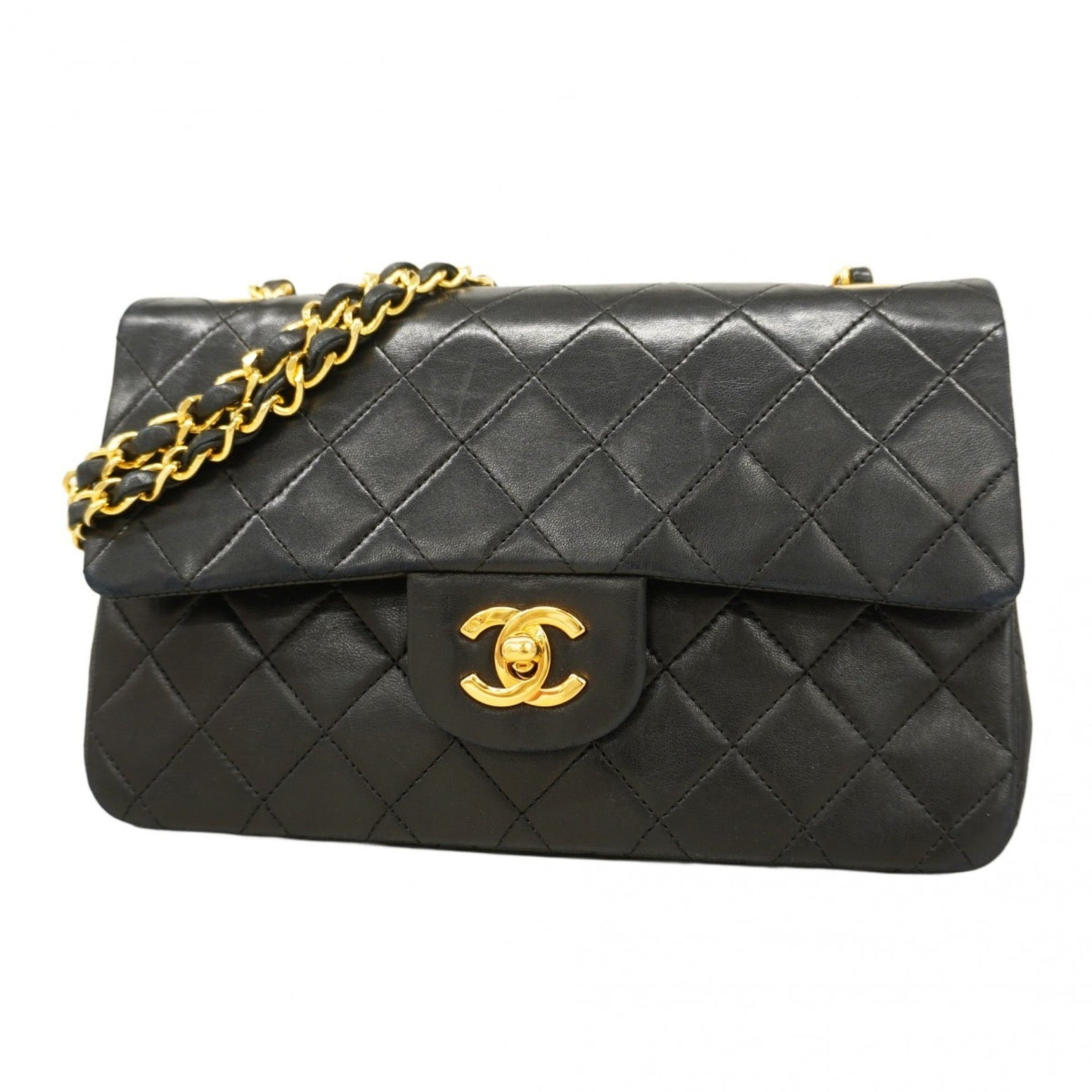 Chanel Matelasse Shoulder Bag with Double Flap and Chain, Lambskin