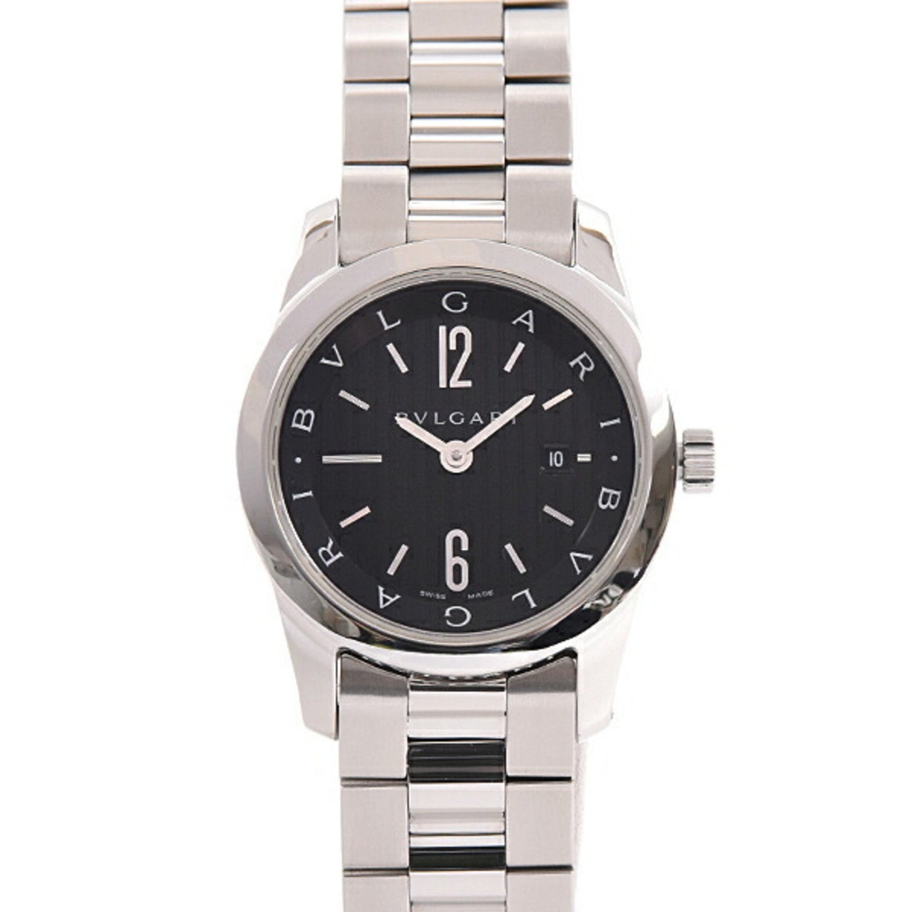 BVLGARI Watch Solotempo Battery Operated Stainless Steel