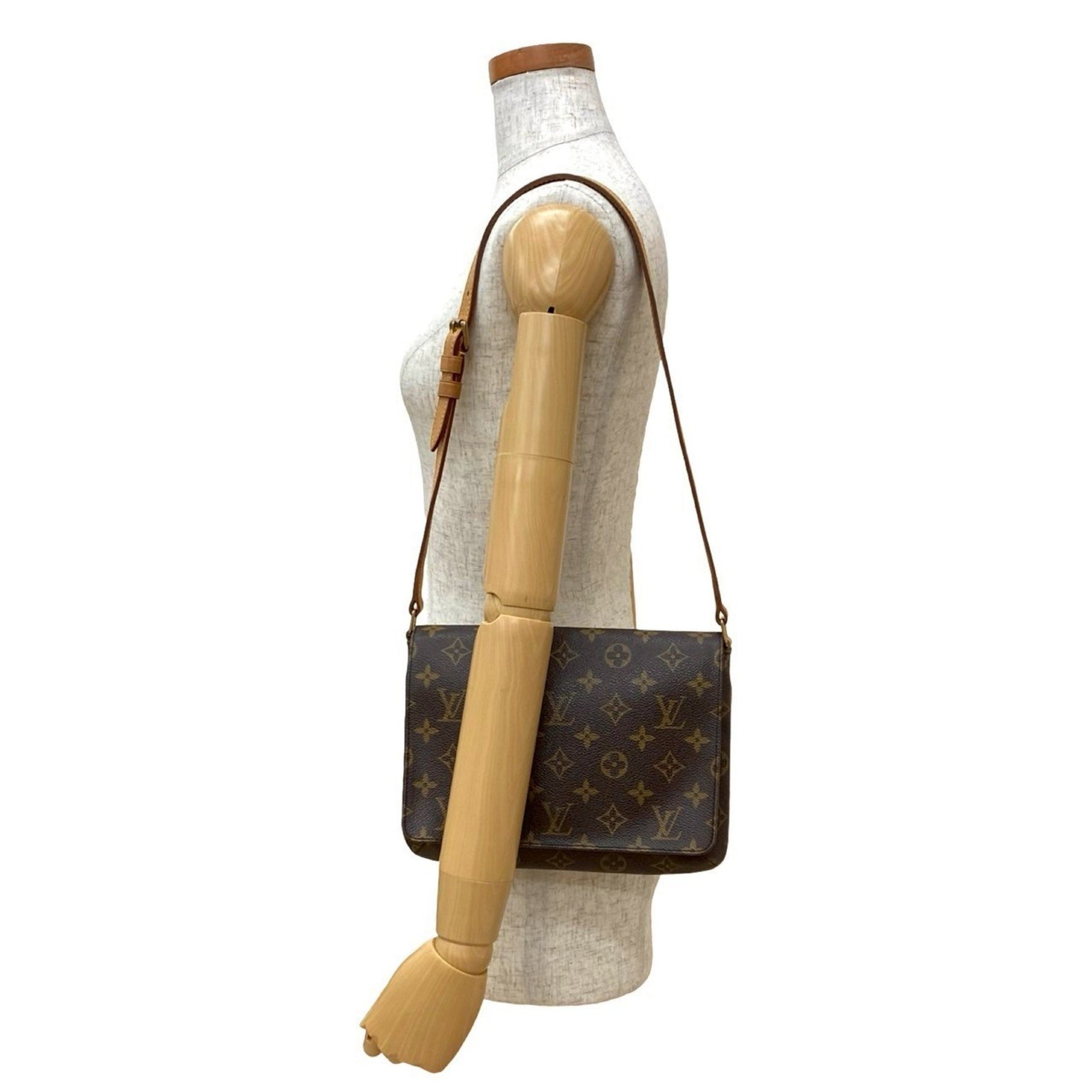 Louis Vuitton Musette Tango Monogram Leather Semi-Shoulder Bag